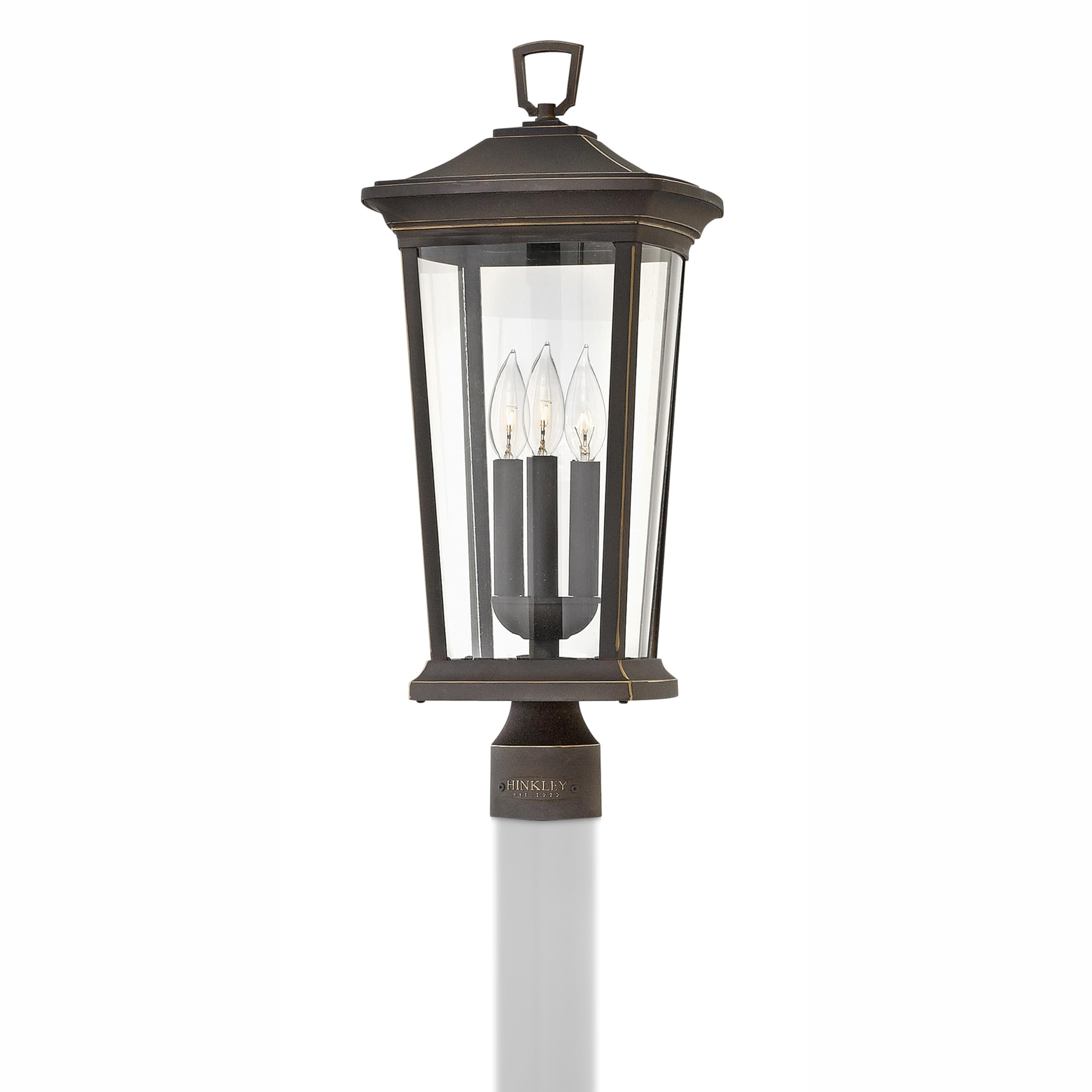 hinkley-bromley-three-light-12v-outdoor-post-mount-lantern-oil-rubbed-bronze image 8