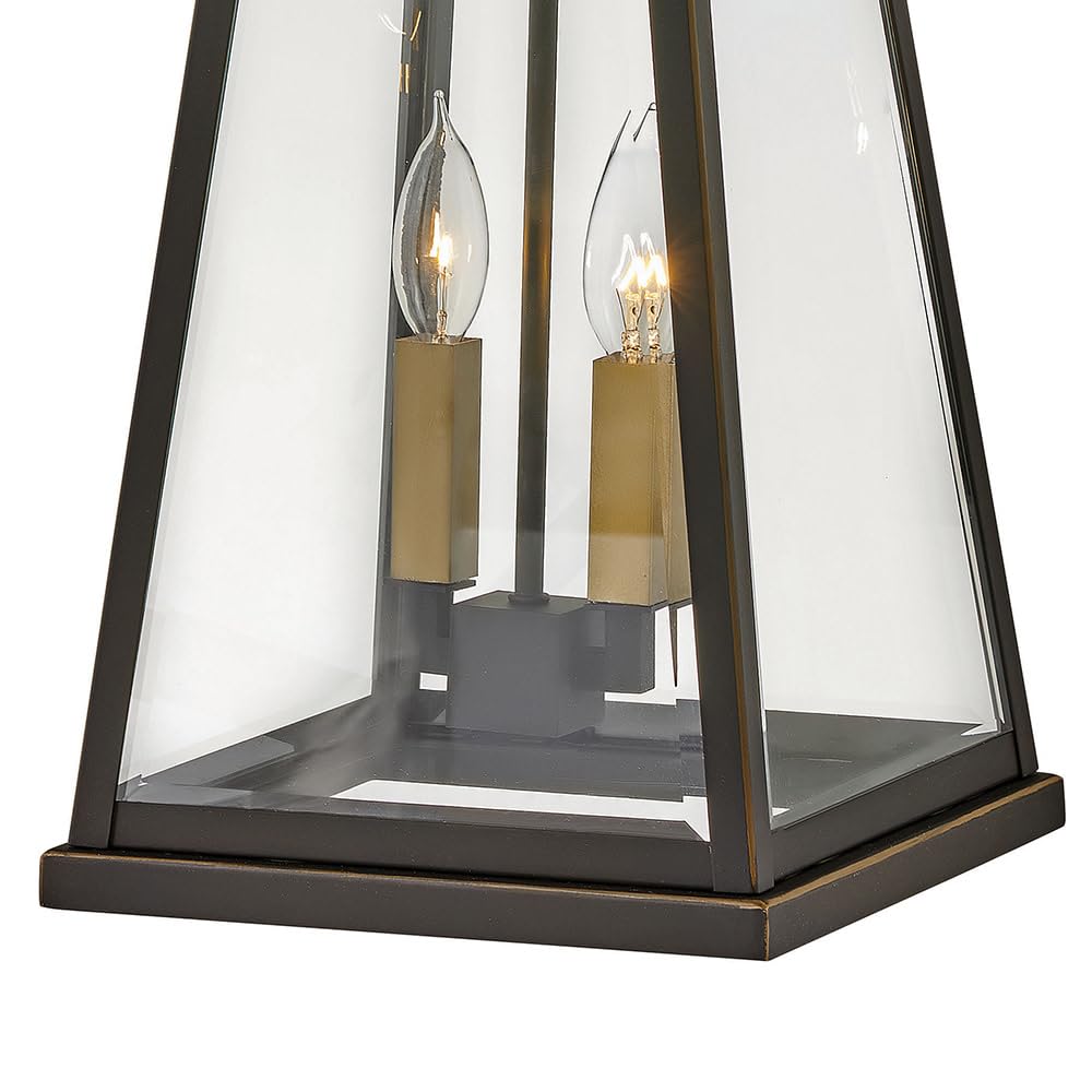 hinkley-bainbridge-collection-2-light-large-outdoor-wall-mount-oil-rubbed-bronze image 3