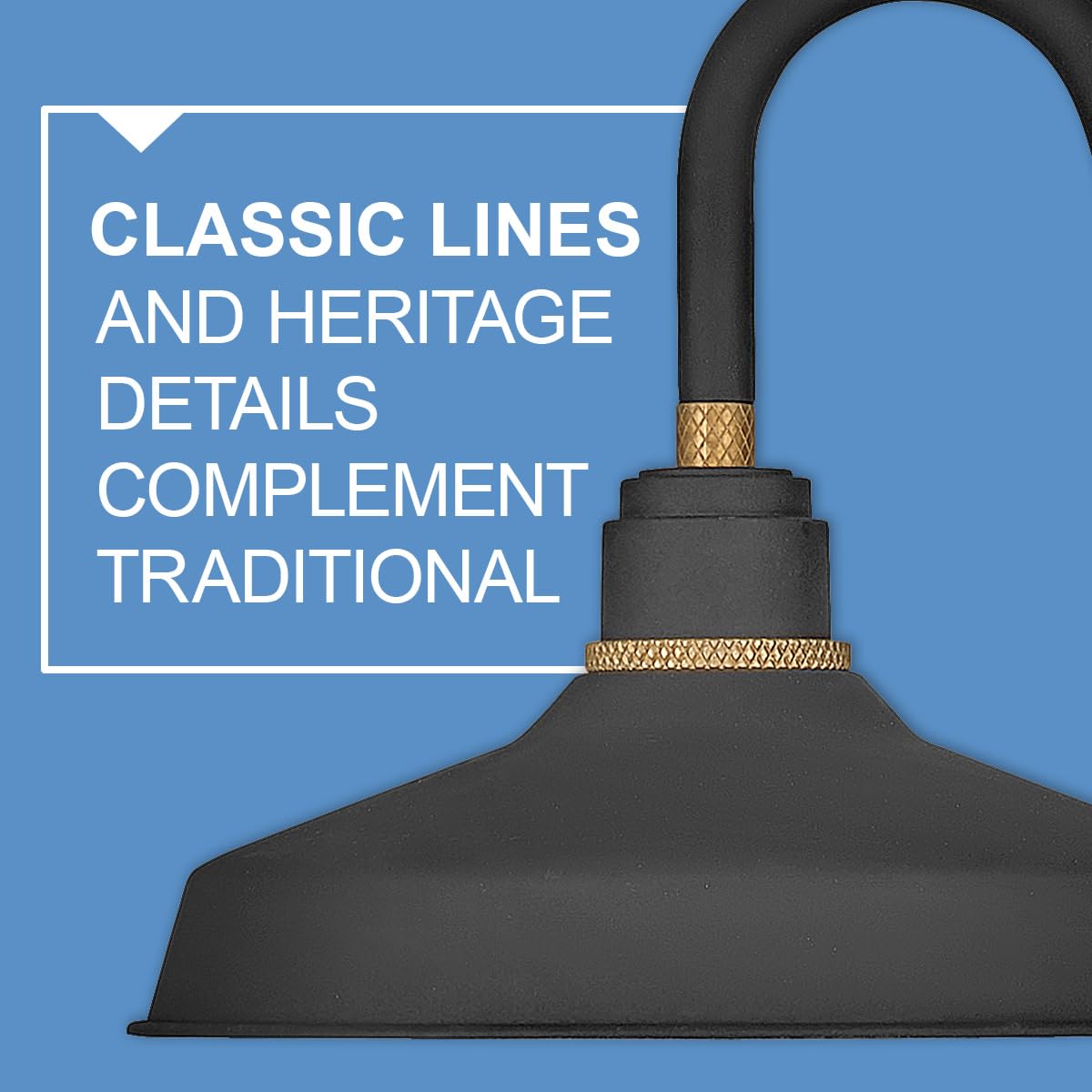 hinkley-foundry-classic-small-gooseneck-barn-light-textured-black-with-brass-acc image 5