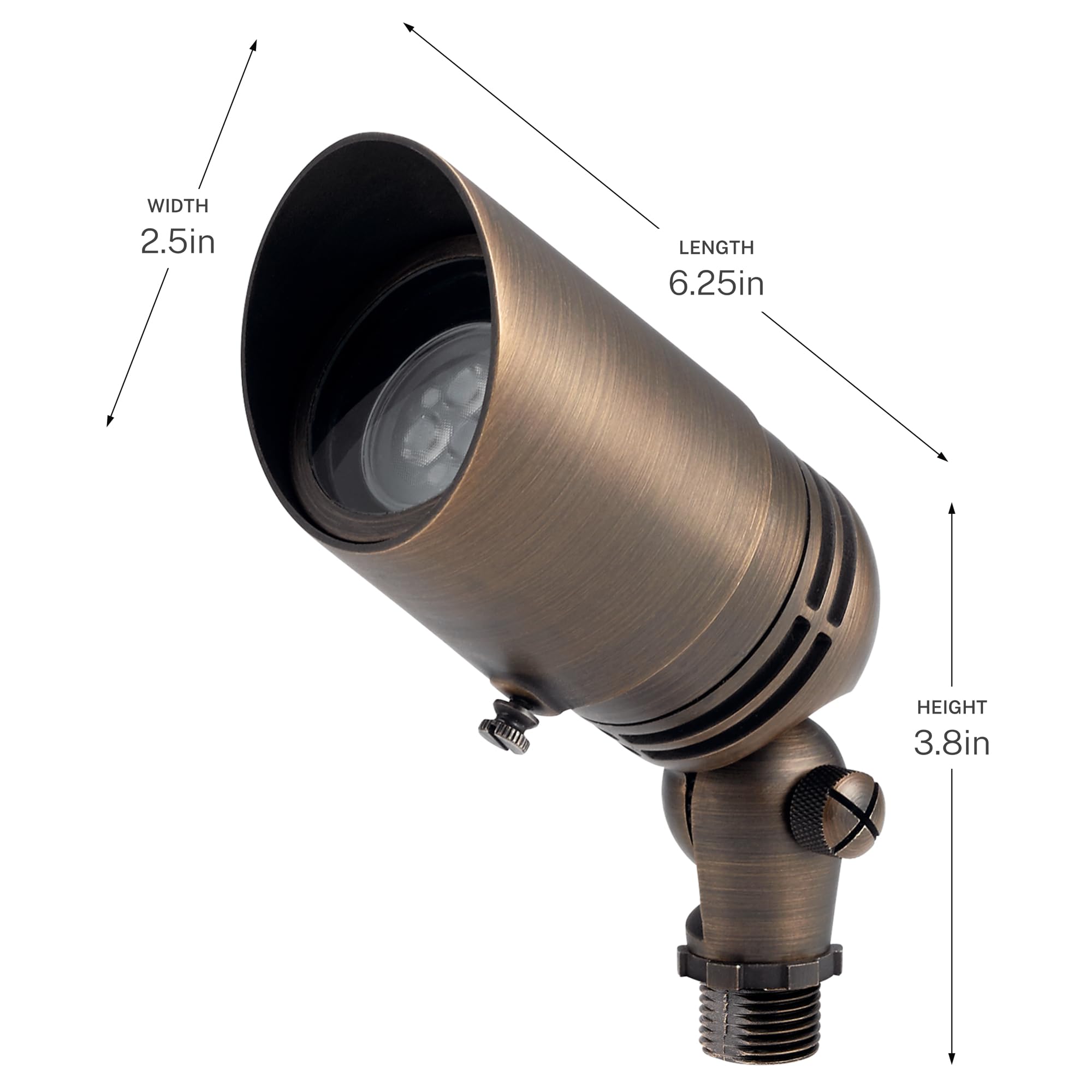kichler-15485cbr-low-voltage-landscape-spotlight-centennial-brass image 8