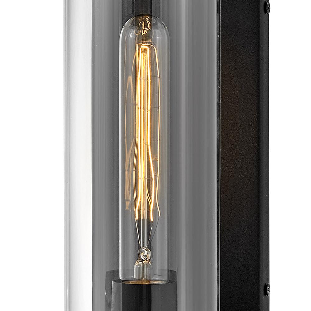 hinkley-pearson-medium-wall-mount-outdoor-led-lantern-textured-black image 3