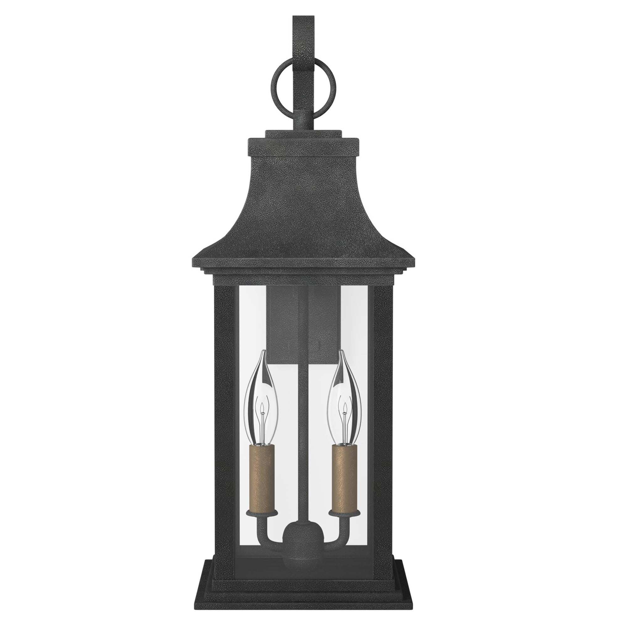 hinkley-adair-20-2-light-led-outdoor-wall-lantern-aged-zinc-with-heritage-brass- image 6