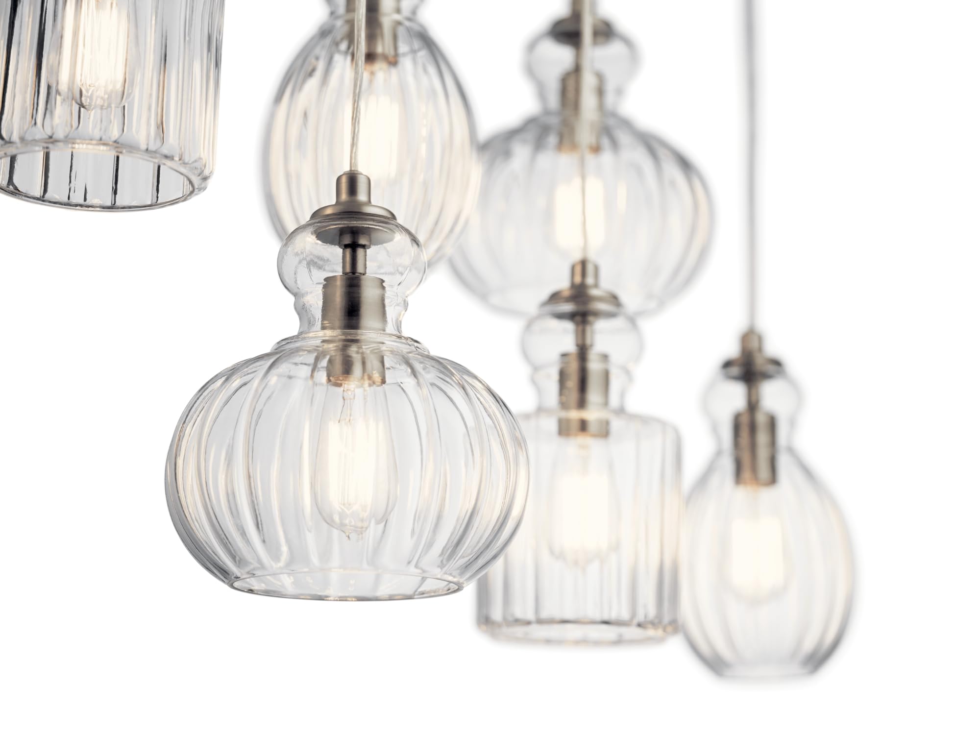 kichler-lighting-riviera-35-5-6-light-linear-chandelier-with-clear-ribbed-glass- image 2