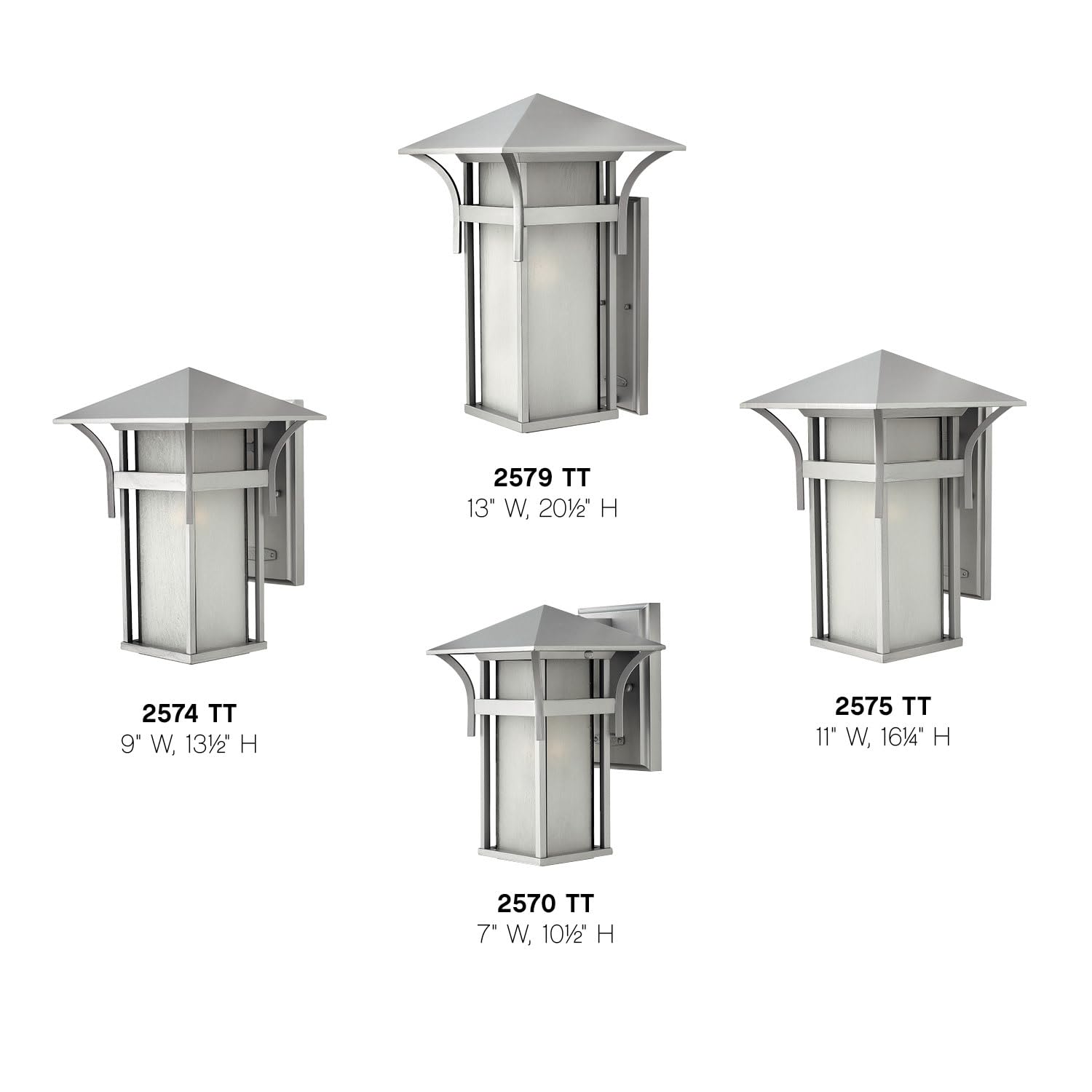 hinkley-2579tt-harbor-outdoor-wall-lantern-powder-coat-nickel-bronze-silver-fini image 3