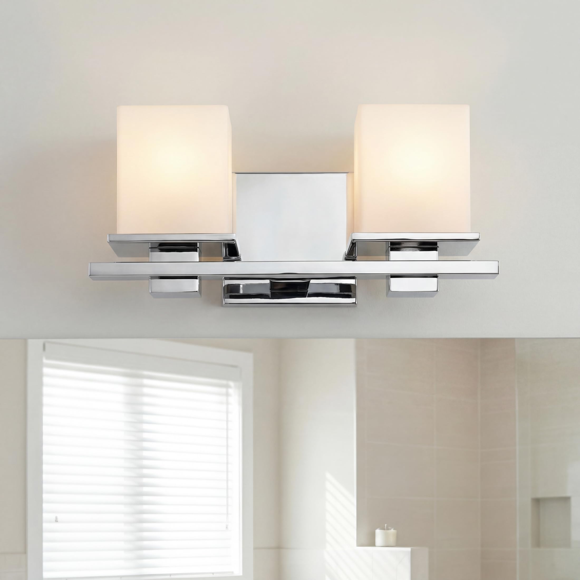 kichler-tully-2-light-chrome-bathroom-vanity-light-model-45150ch-with-satin-etch image 2