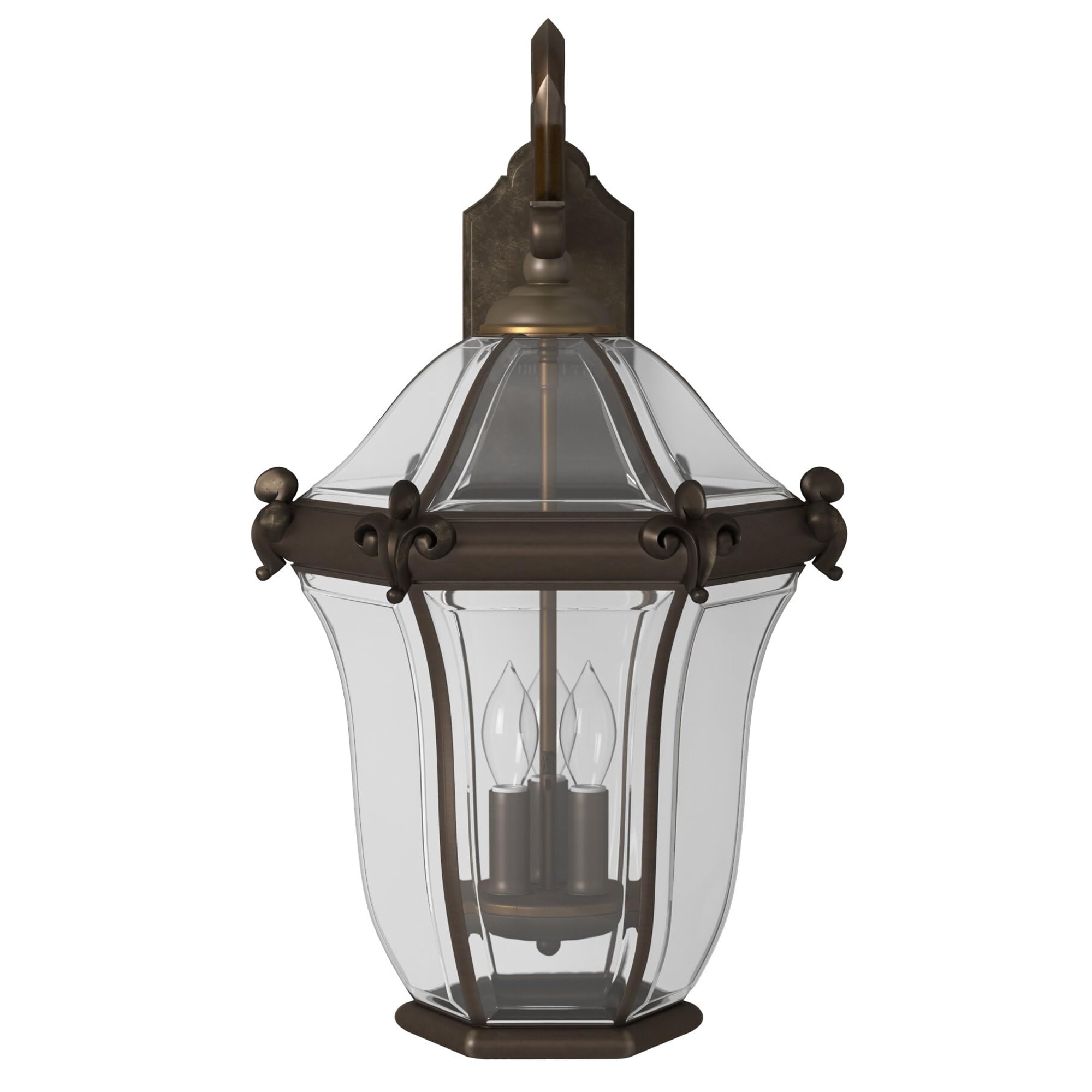hinkley-san-clemente-traditional-three-light-medium-outdoor-wall-mount-in-copper image 6