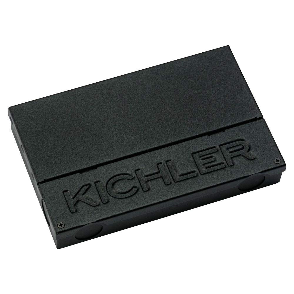 kichler-6td24v60bkt-24v-60w-led-dimmable-tape-light-power-supply-textured-black image 1