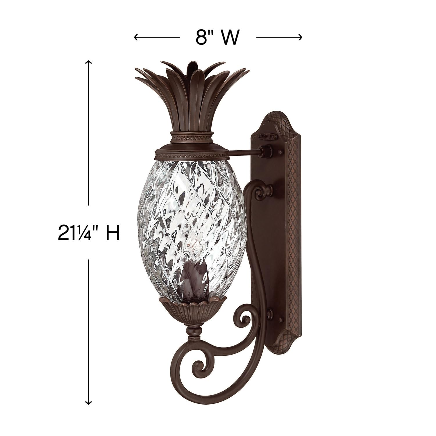 hinkley-plantation-one-light-outdoor-small-wall-mount-copper-bronze image 3