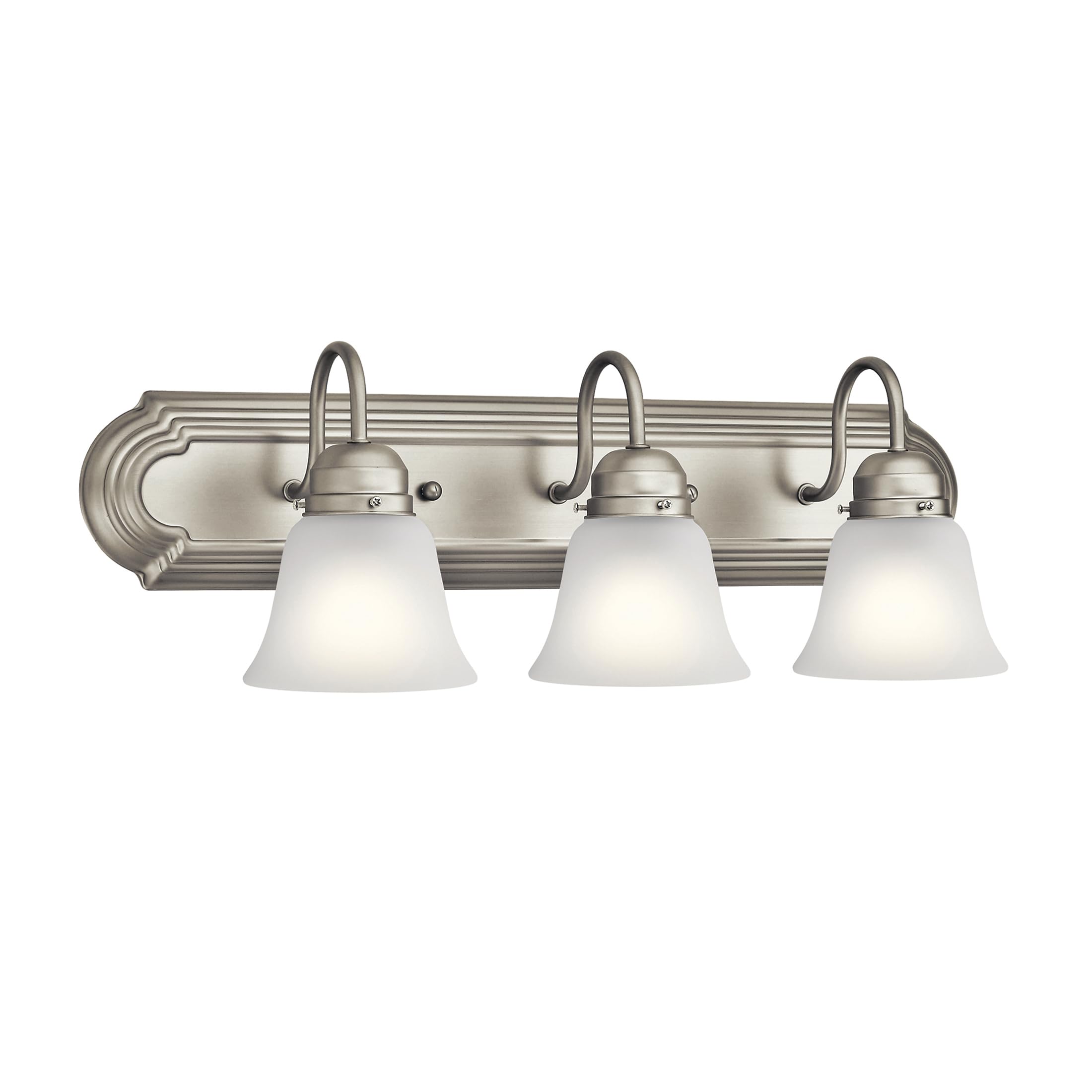 kichler-5337nis-3-light-bathroom-vanity-light-brushed-nickel-clear-satin-etched- image 1