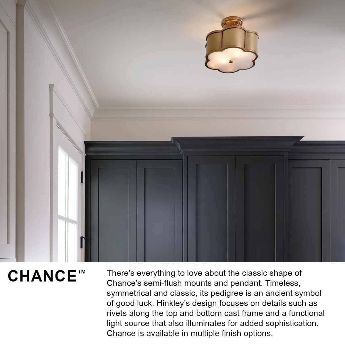hinkley-chance-two-light-semi-flush-mount-heritage-brass-traditional-drum-style image 4