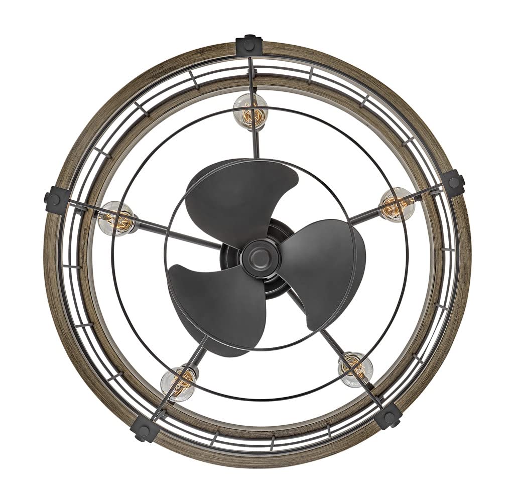 hinkley-bryce-27-led-indoor-smart-fandelier-rustic-semi-flush-fixture-with-14-bl image 7