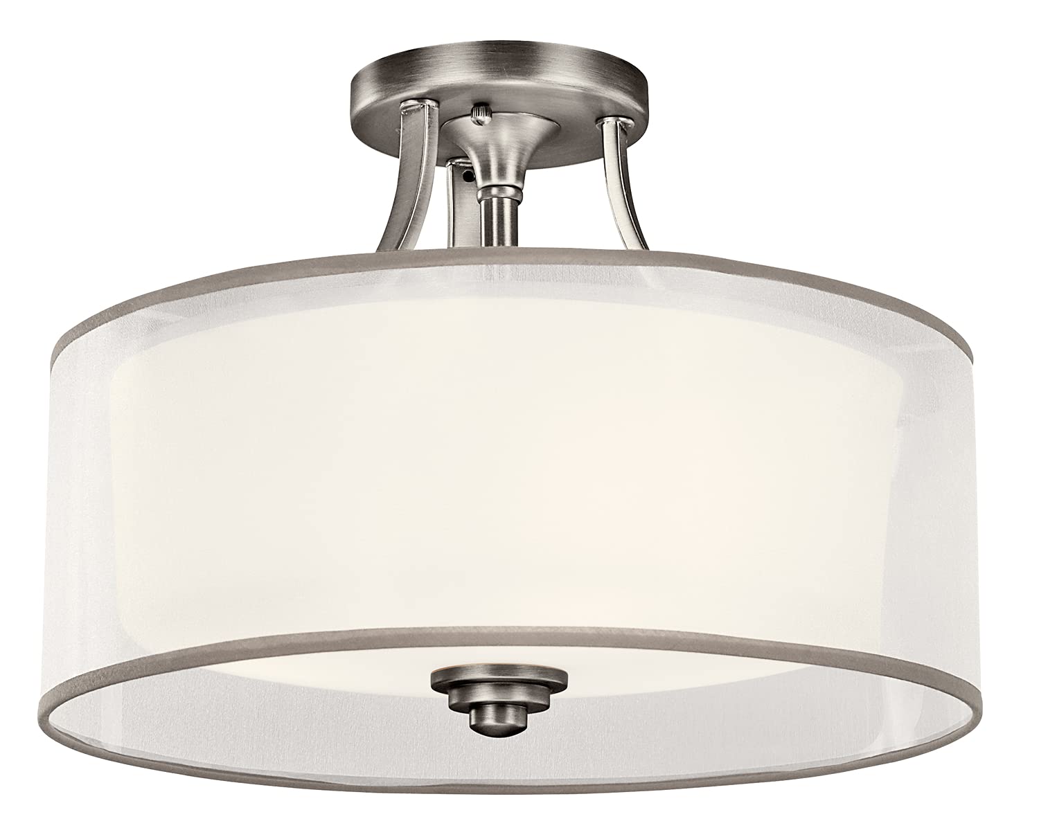 kichler-lacey-15-inch-3-light-semi-flush-mount-in-antique-pewter-42386ap-with-or image 1