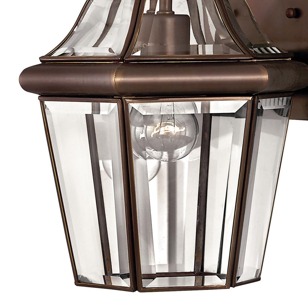 hinkley-augusta-traditional-one-light-outdoor-wall-mount-copper-bronze image 3