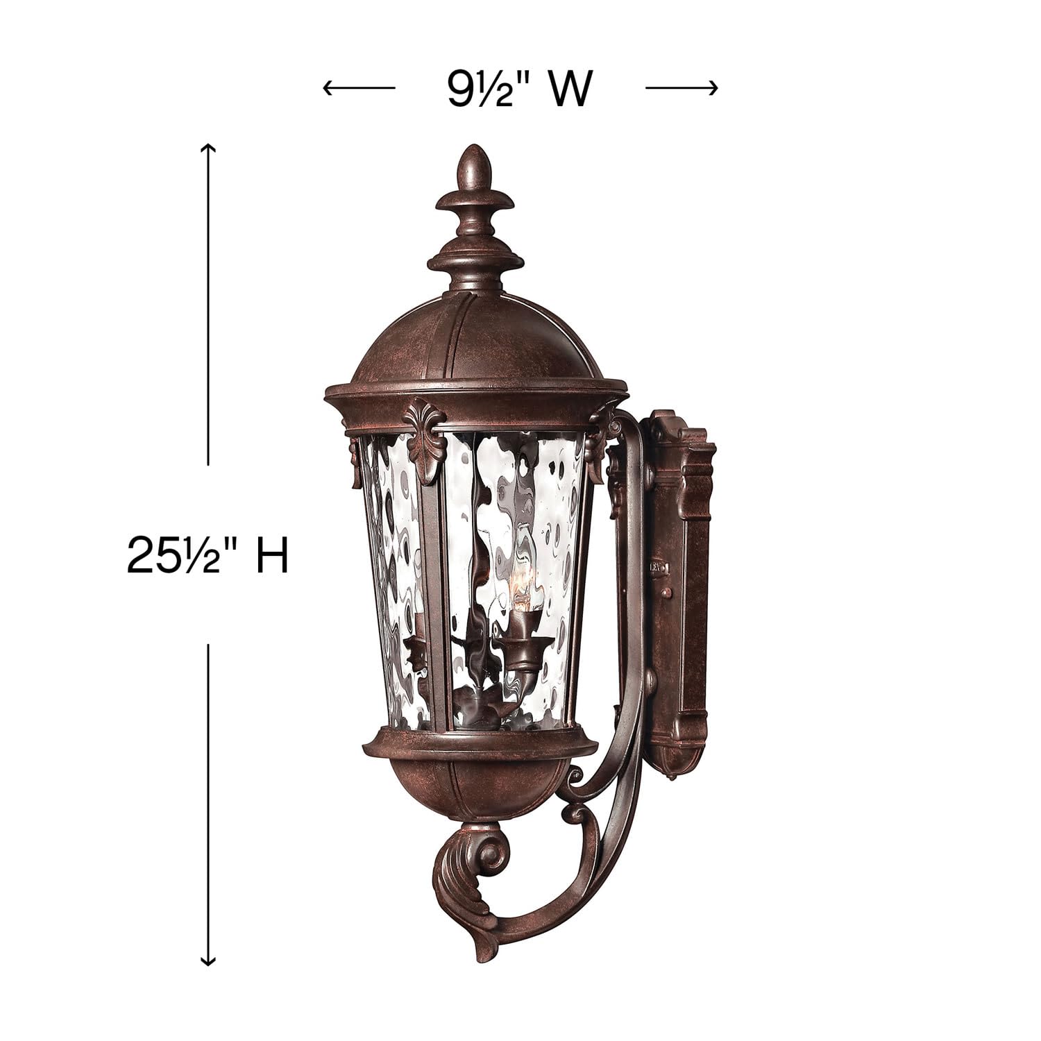 hinkley-windsor-medium-three-light-outdoor-wall-mount-river-rock-finish image 2