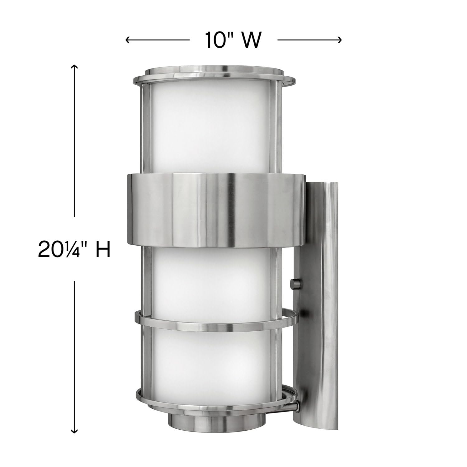 hinkley-saturn-20-25-outdoor-wall-mount-lantern-stainless-steel-modern-etched-op image 3