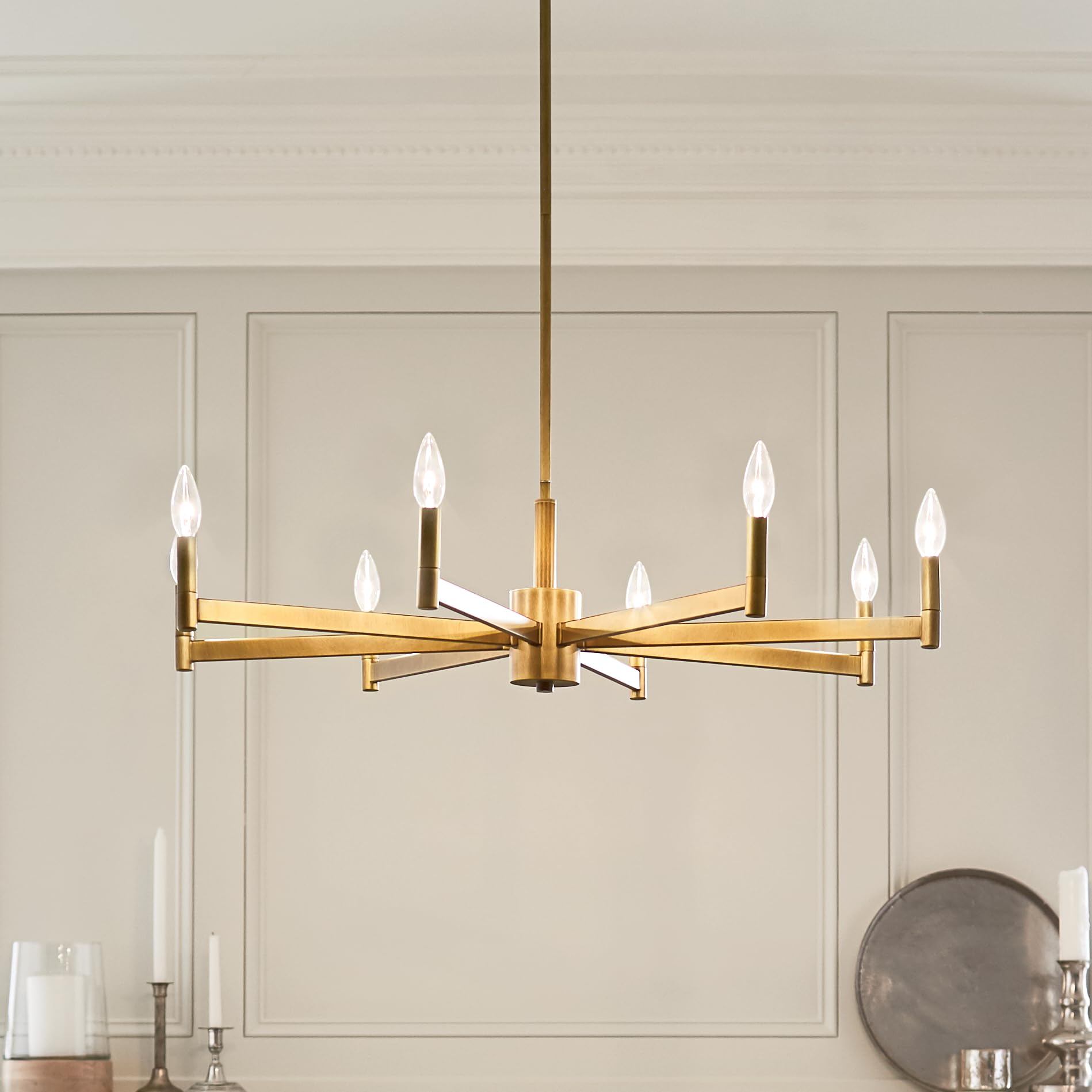 kichler-erzo-43857nbr-8-light-chandelier-natural-brass-candle-style-9-25 image 2