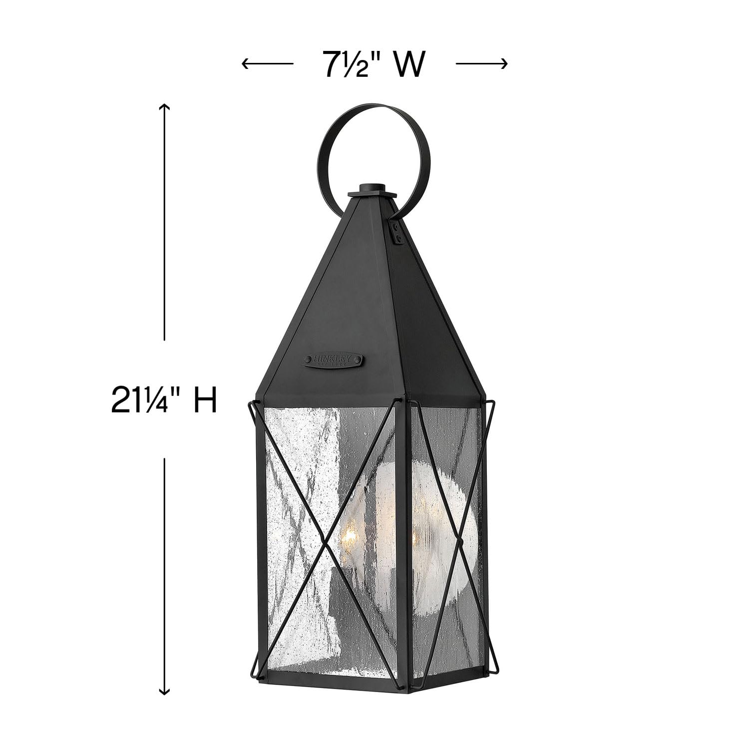 hinkley-york-1844bk-two-light-outdoor-wall-lantern-black-finish-traditional-styl image 2