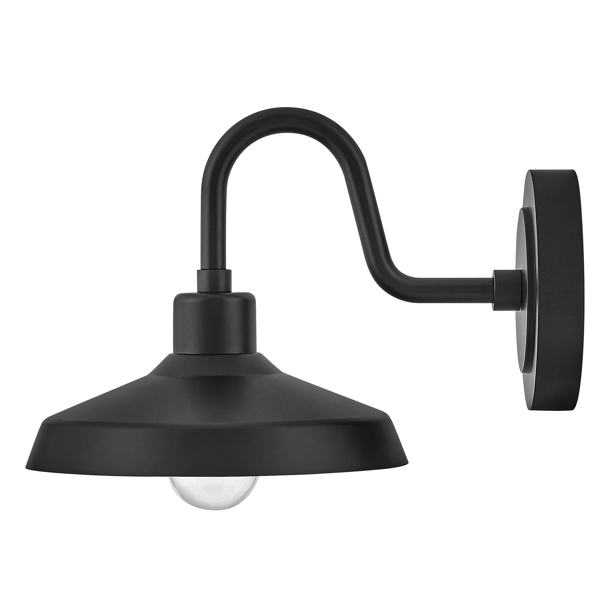 hinkley-forge-12076bk-small-outdoor-wall-mount-lantern-black-composite-material image 1