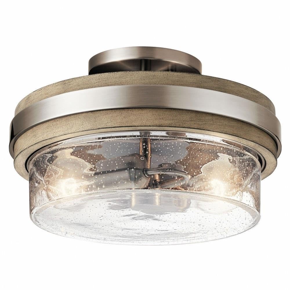 kichler-grand-bank-44100aub-semi-flush-mount-light-auburn-stained-2-light image 2