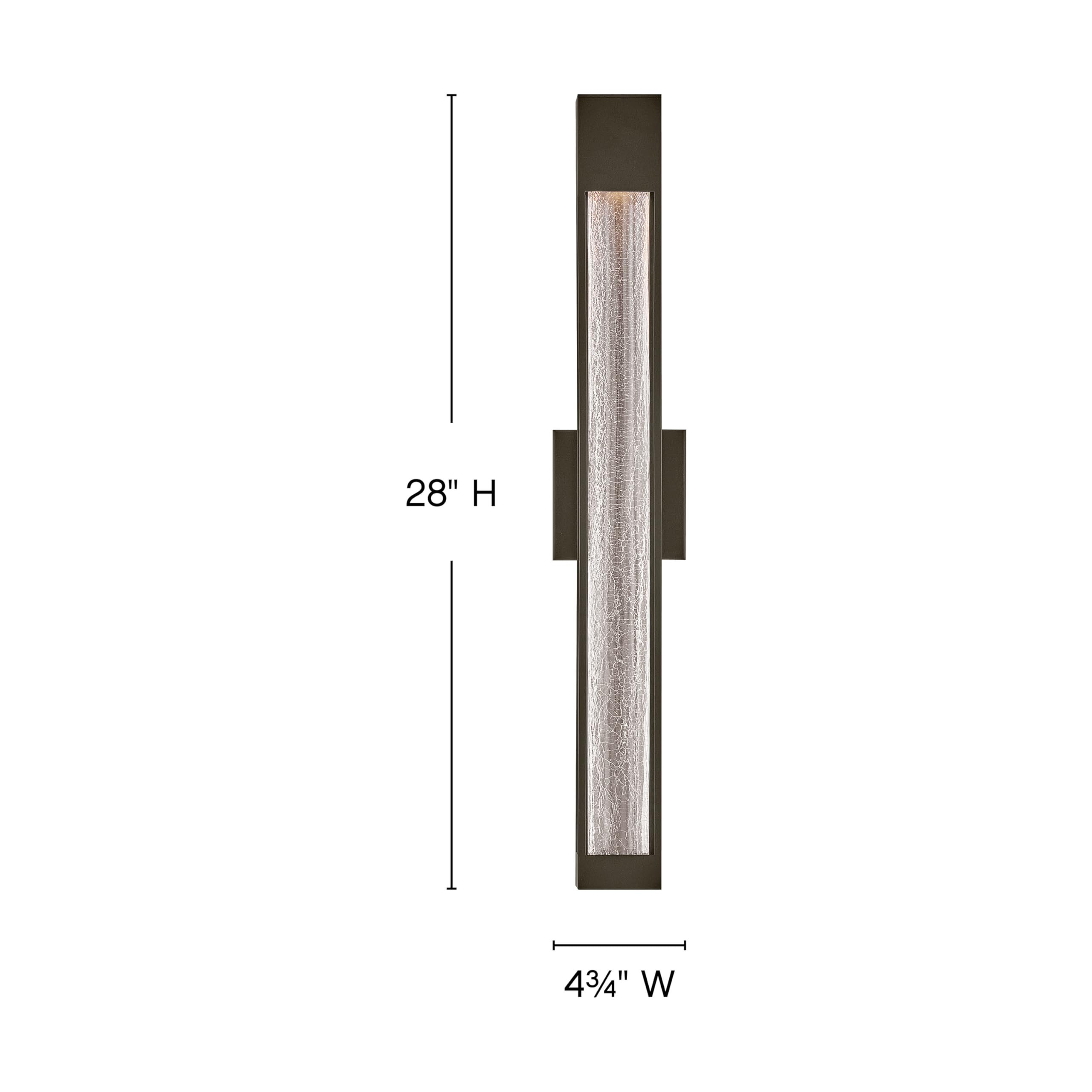 hinkley-vapor-28-large-outdoor-wall-sconce-buckeye-bronze-crackled-glass image 2