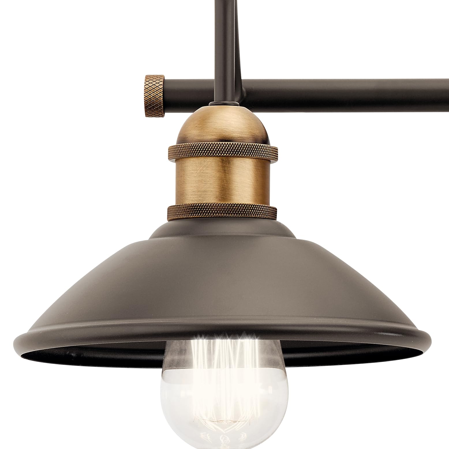 kichler-clyde-3-light-industrial-vanity-light-in-olde-bronze-with-globe-shades image 2