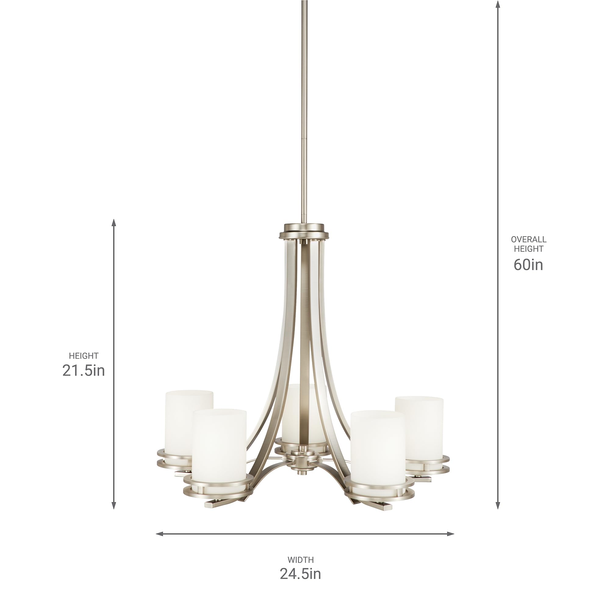 kichler-hendrik-21-5-5-light-chandelier-brushed-nickel-with-opal-glass image 3