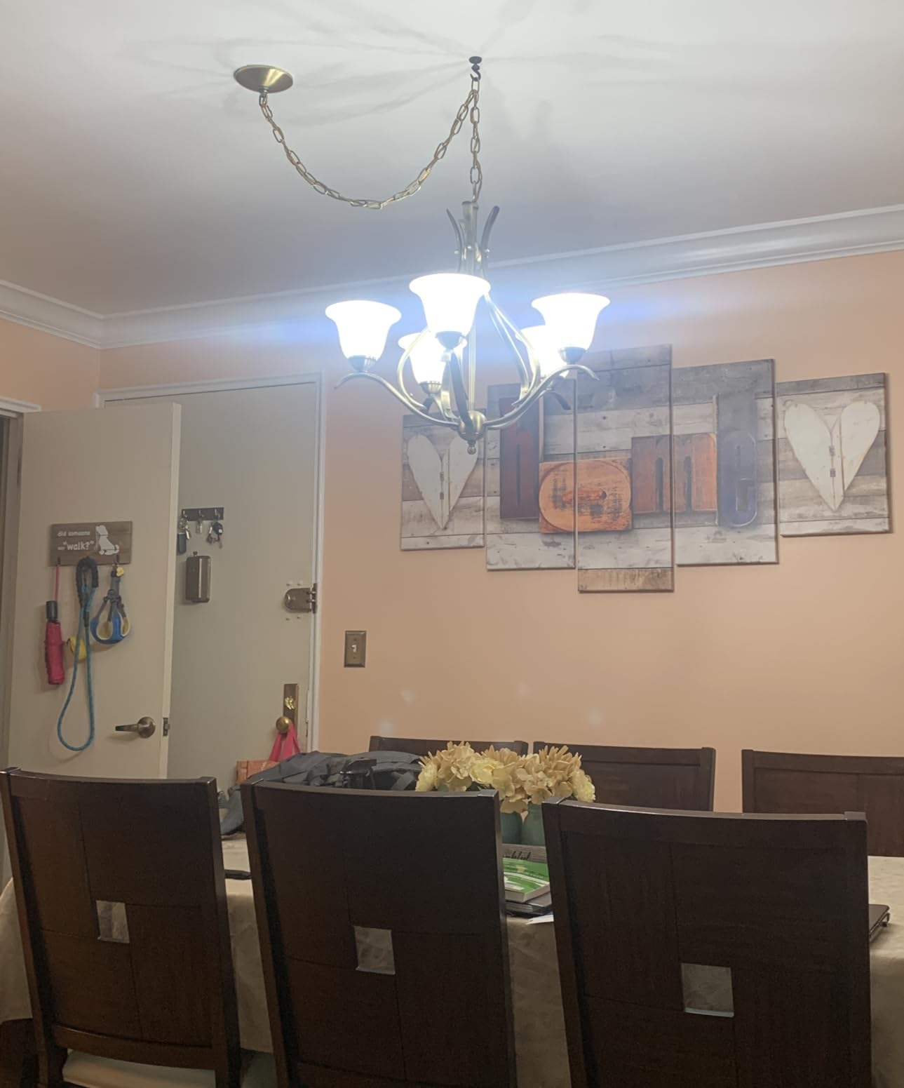 Nice chandelier, but check the size