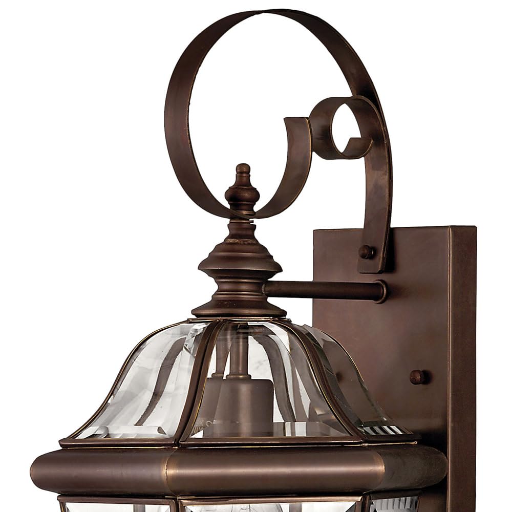 hinkley-augusta-traditional-one-light-outdoor-wall-mount-copper-bronze image 2