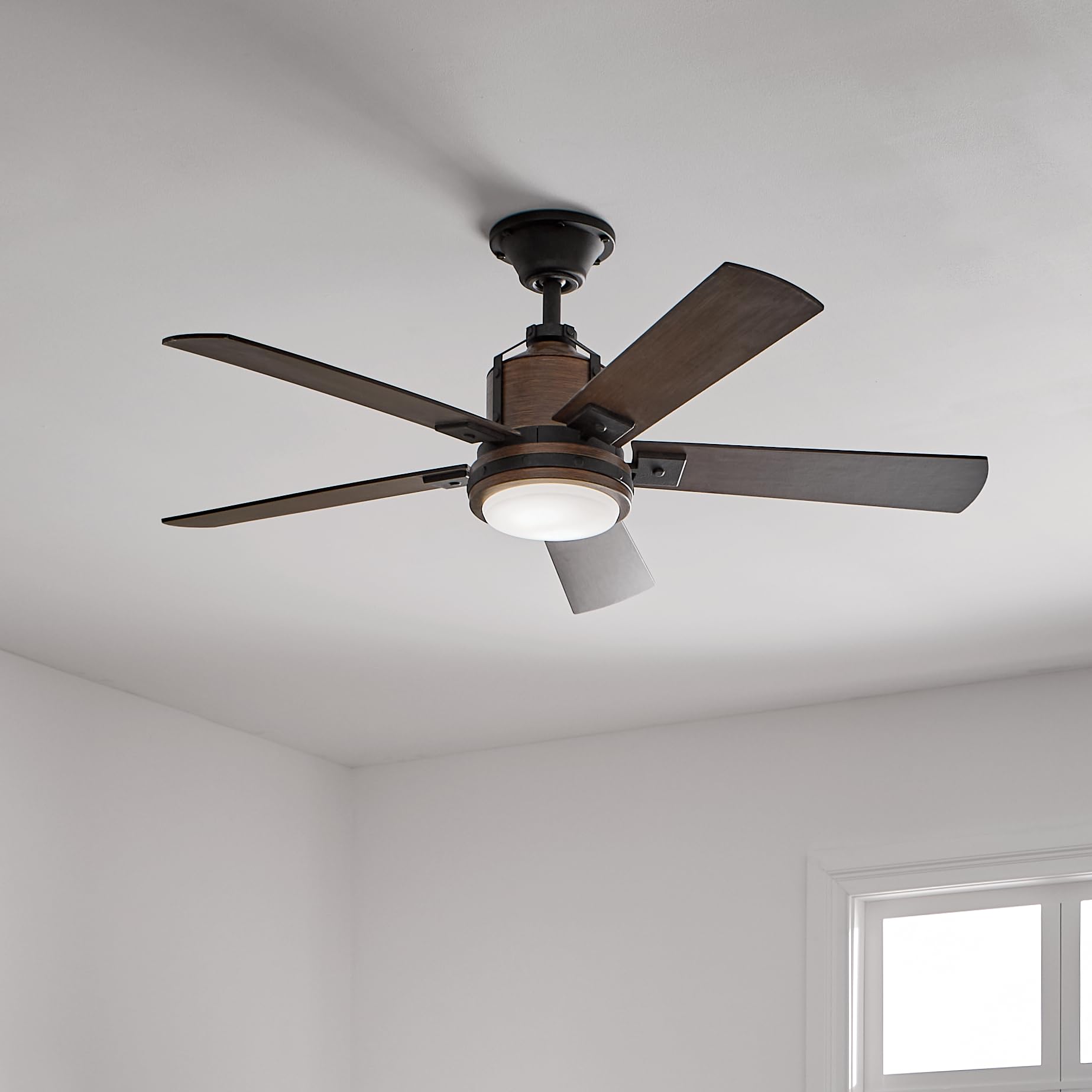 kichler-colerne-52-led-ceiling-fan-with-light-in-distressed-black-vintage-indust image 2