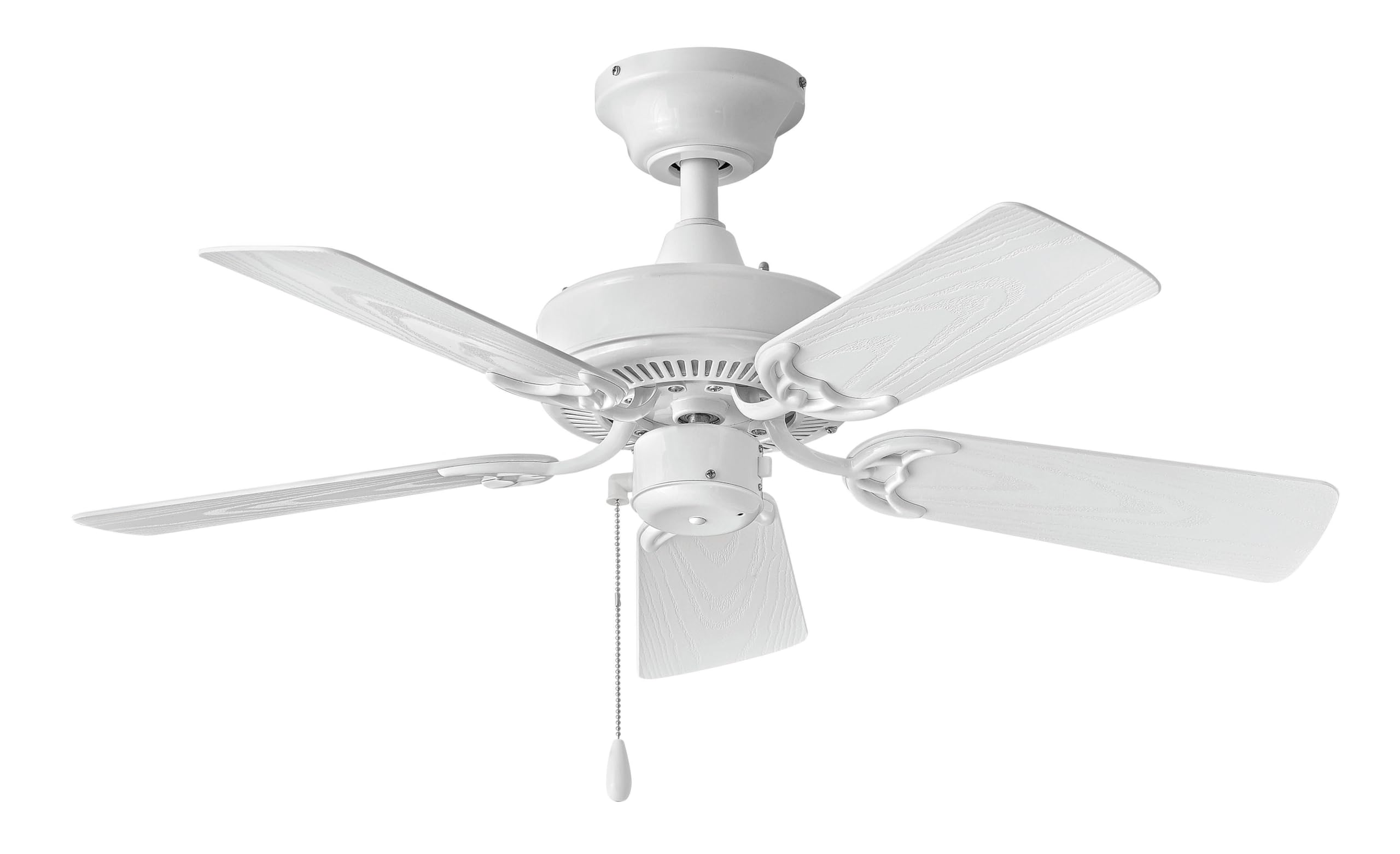 hinkley-cabana-36-inch-indoor-outdoor-dual-mount-ceiling-fan-appliance-white-pul image 1