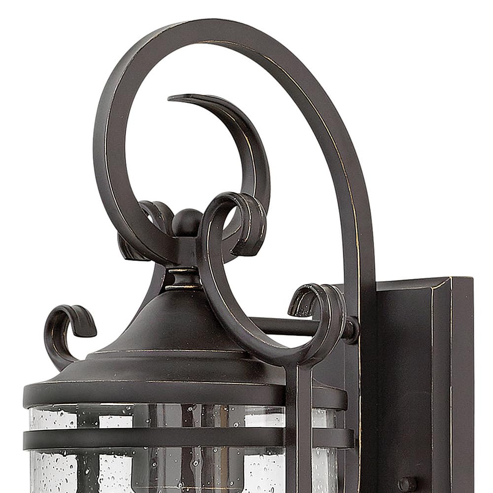 hinkley-casa-medium-outdoor-wall-lantern-wrought-iron-details-hand-forged-scroll image 3