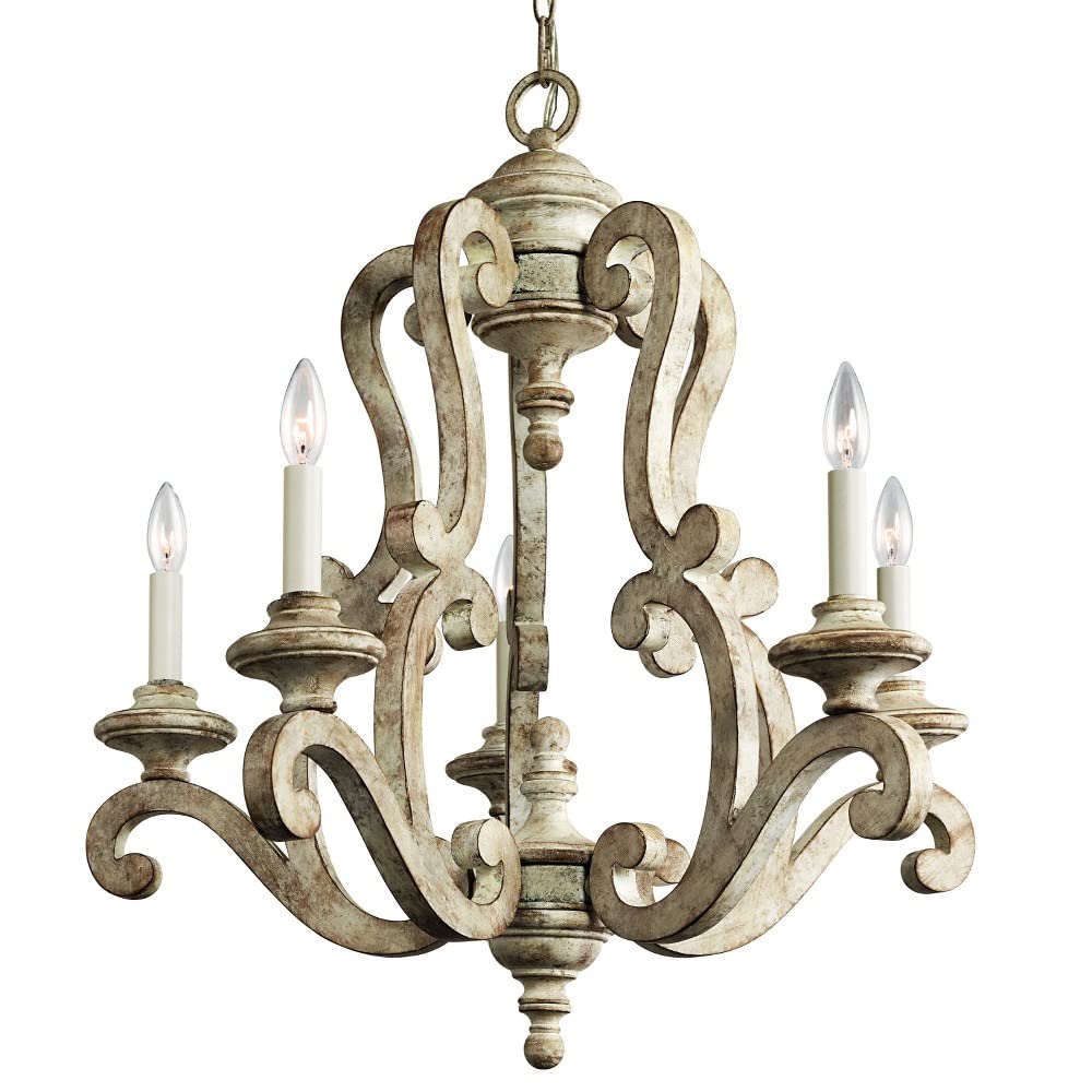 kichler-hayman-bay-5-light-chandelier-distressed-antique-white-finish-weathered- image 7