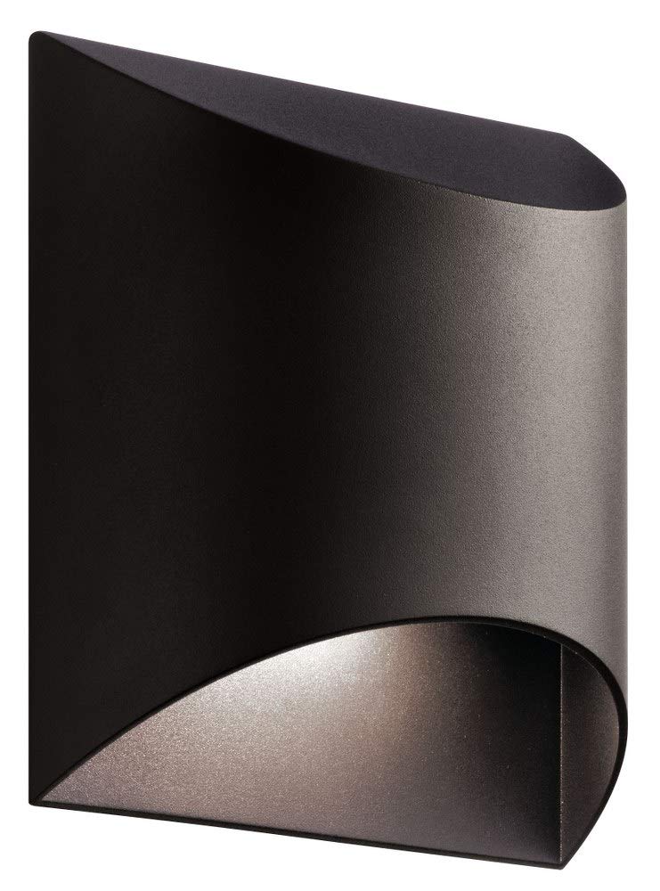 kichler-wesley-led-outdoor-wall-sconce-in-textured-architectural-bronze image 1
