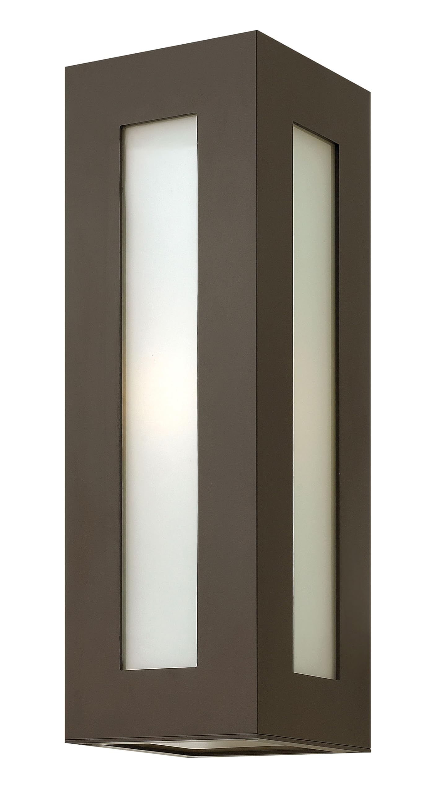 hinkley-dorian-contemporary-one-light-small-outdoor-wall-mount-bronze-finish image 5