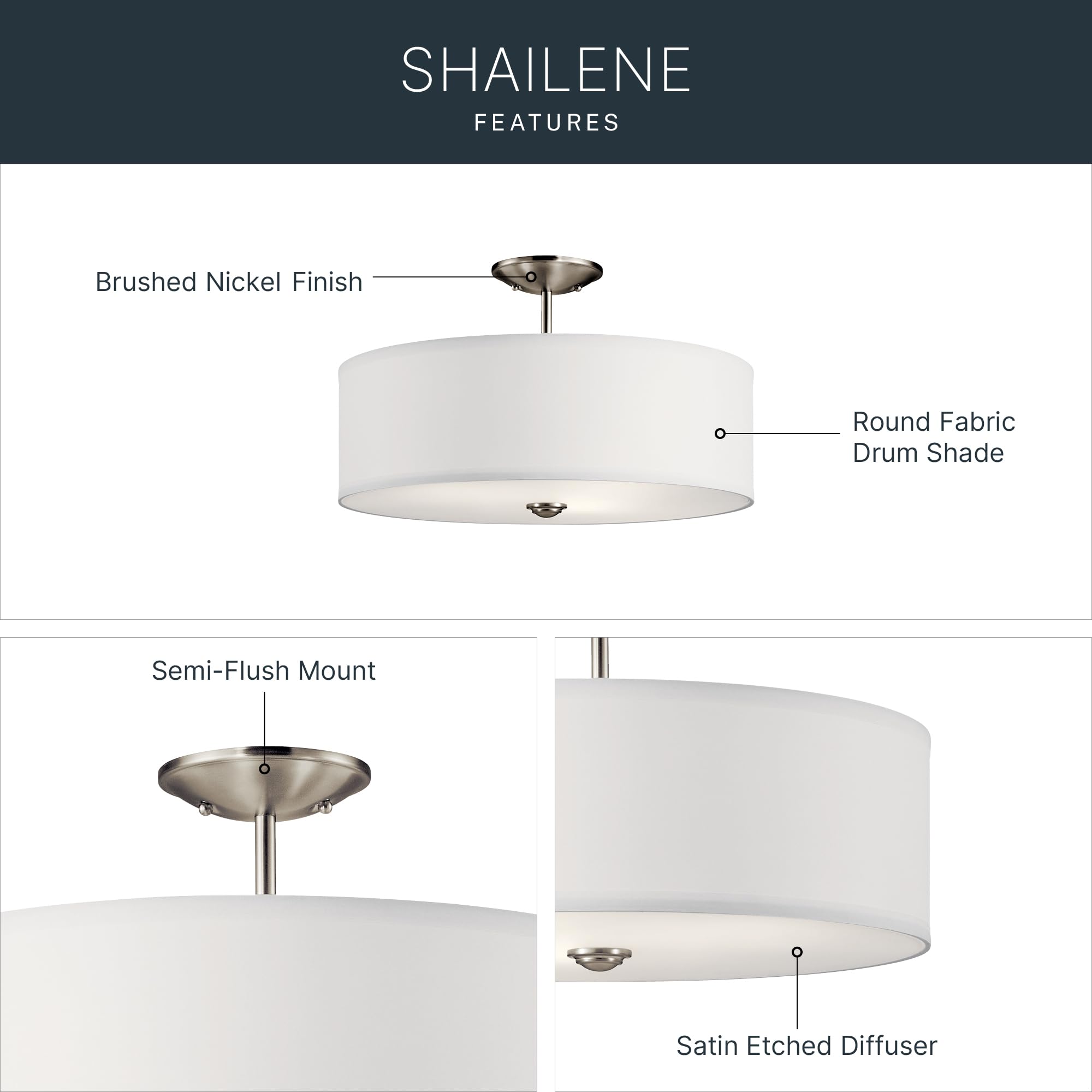 kichler-shailene-18-3-light-semi-flush-mount-ceiling-light-in-brushed-nickel-436 image 3