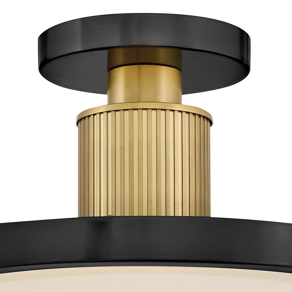 hinkley-kieran-medium-semi-flush-mount-black image 4