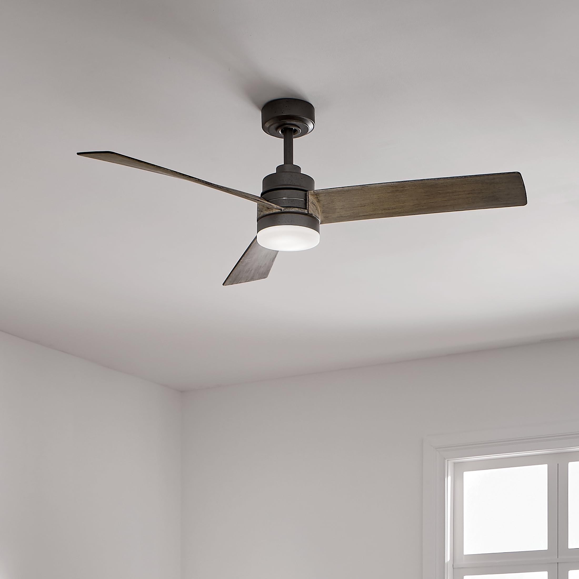 kichler-spyn-52-ceiling-fan-with-led-light-anvil-iron-wall-control-dimmable-led- image 2