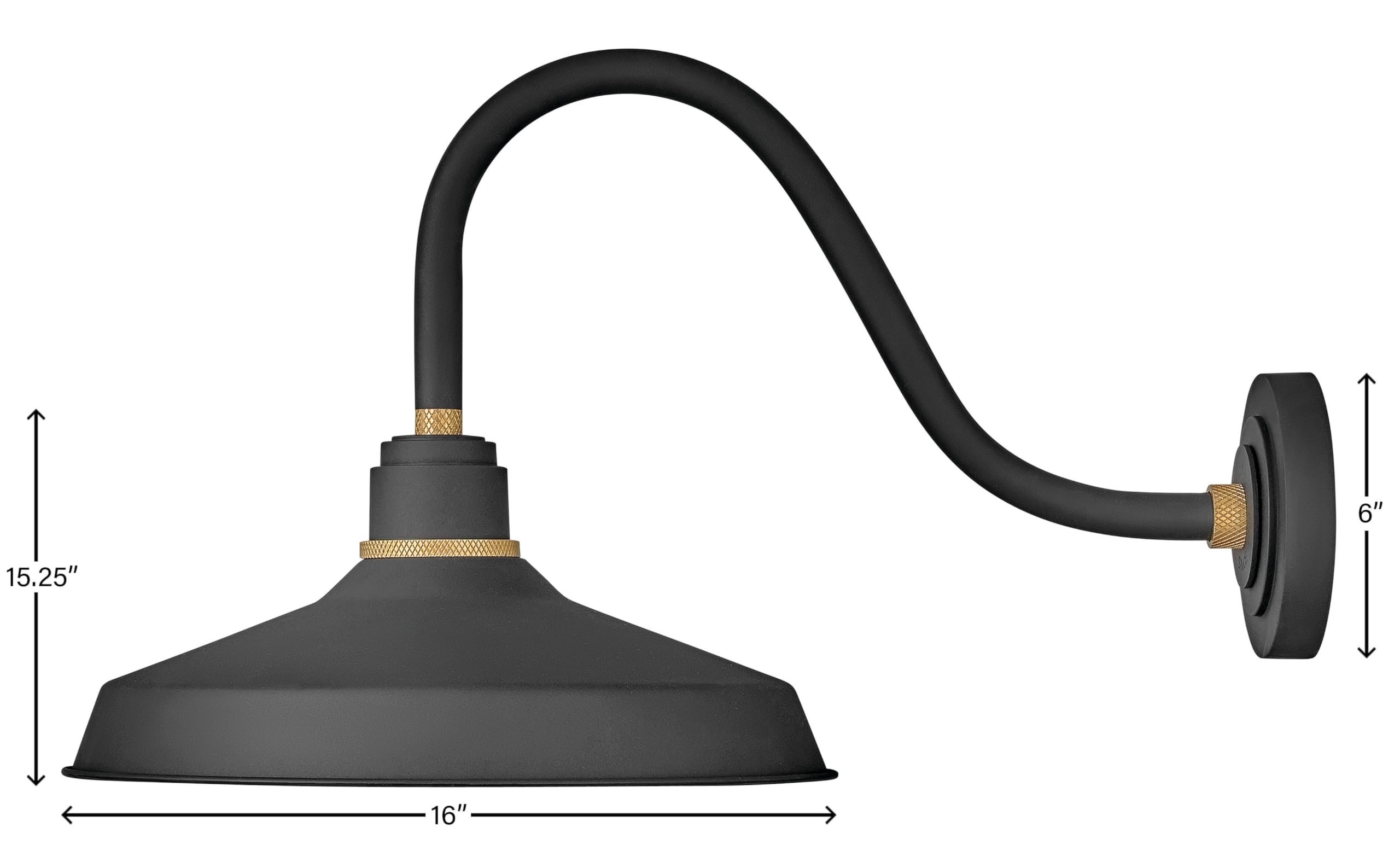 hinkley-foundry-classic-medium-gooseneck-barn-light-aluminum-dark-sky-industrial image 2