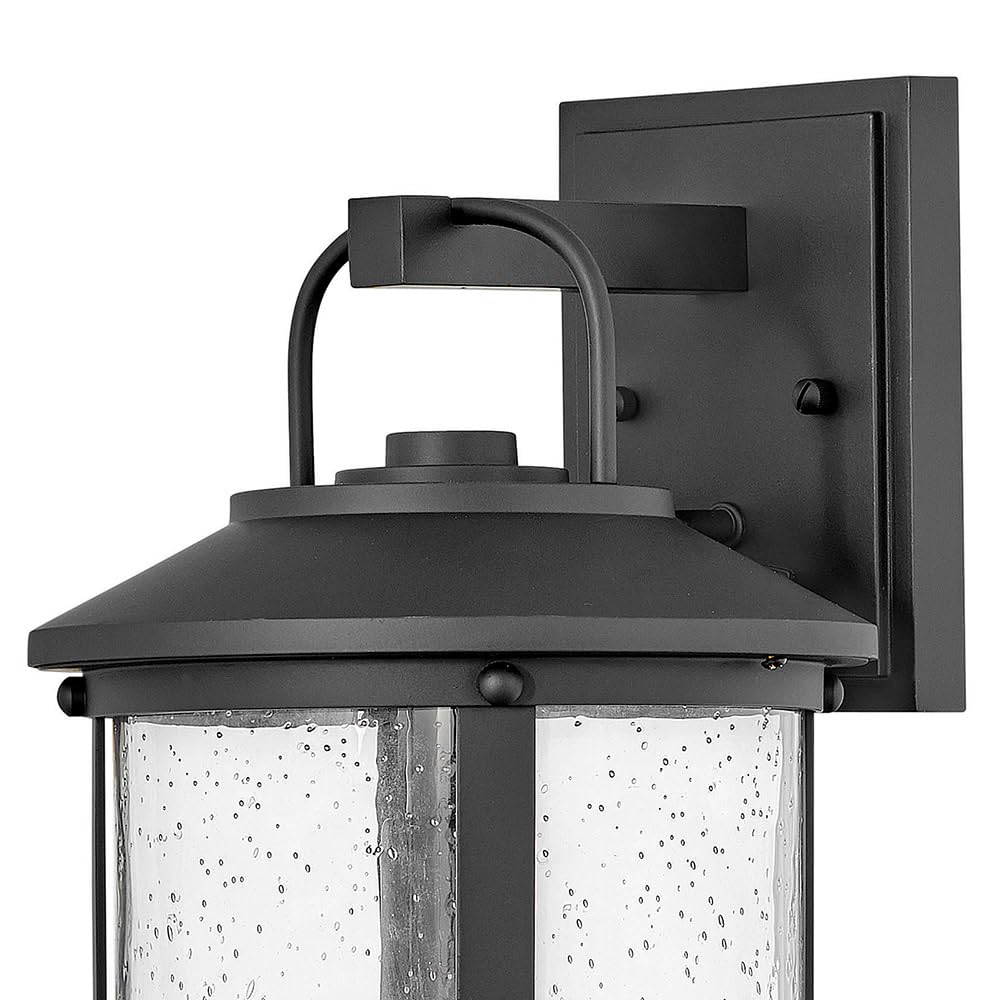 hinkley-lakehouse-one-light-medium-led-outdoor-wall-mount-lantern-black image 7