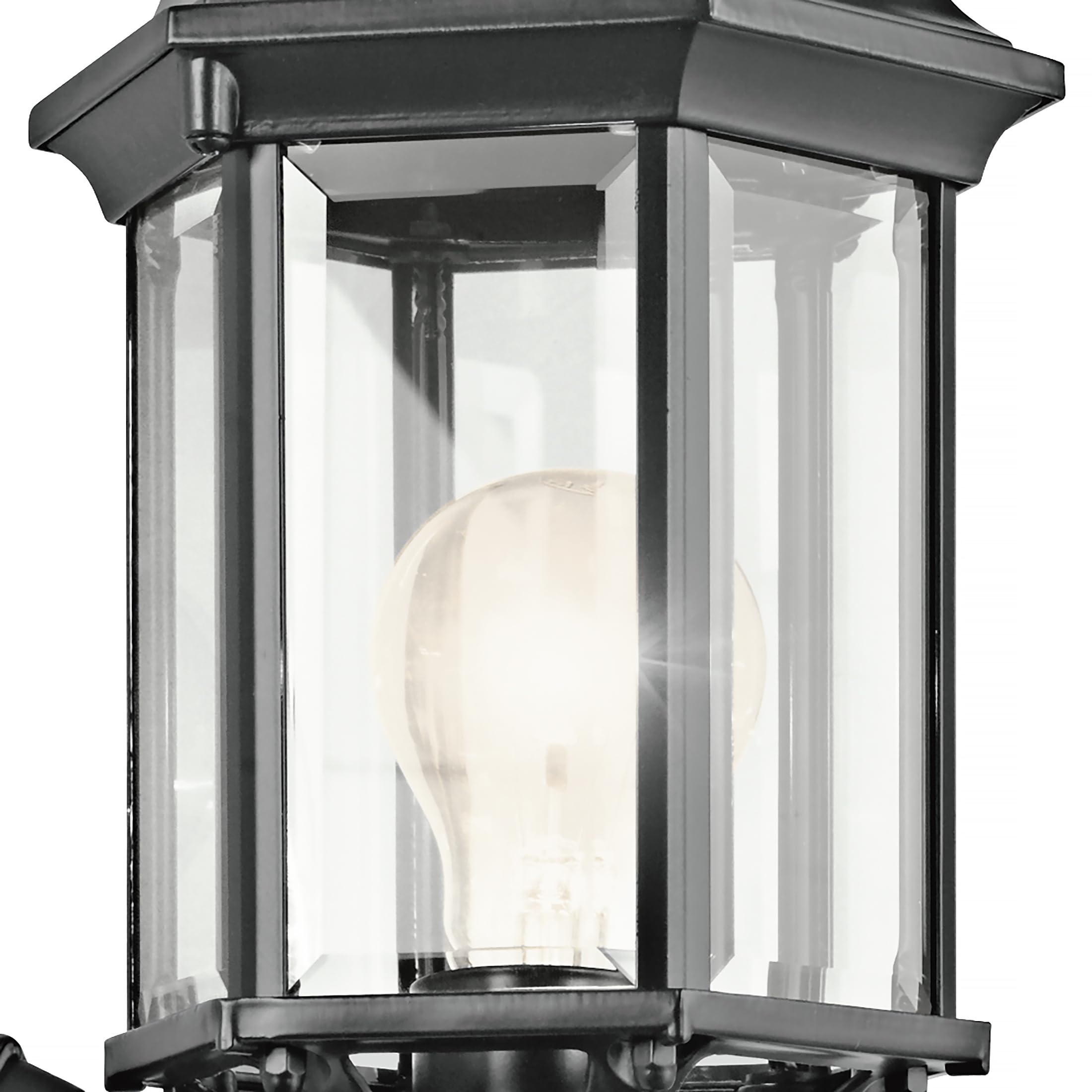 kichler-chesapeake-outdoor-wall-sconce-black-49255bk-coastal-die-cast-aluminum-w image 6