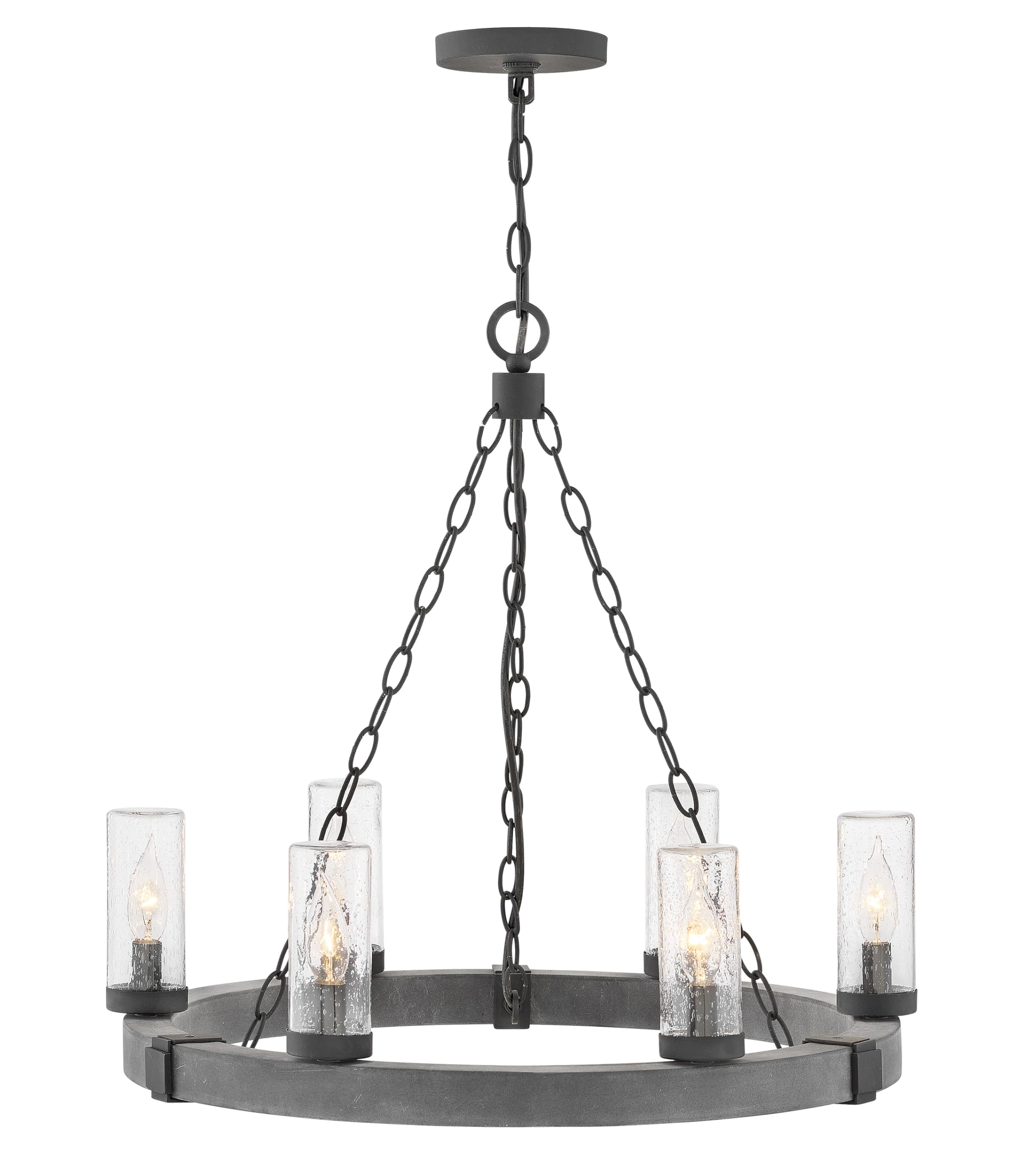 hinkley-sawyer-six-light-medium-outdoor-chandelier-sequoia-with-iron-rust-accent image 8