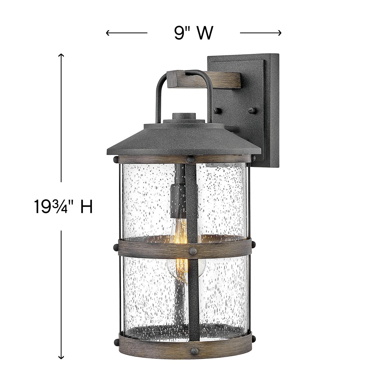 hinkley-lakehouse-outdoor-wall-lantern-aged-zinc-with-driftwood-gray-accents-sin image 3