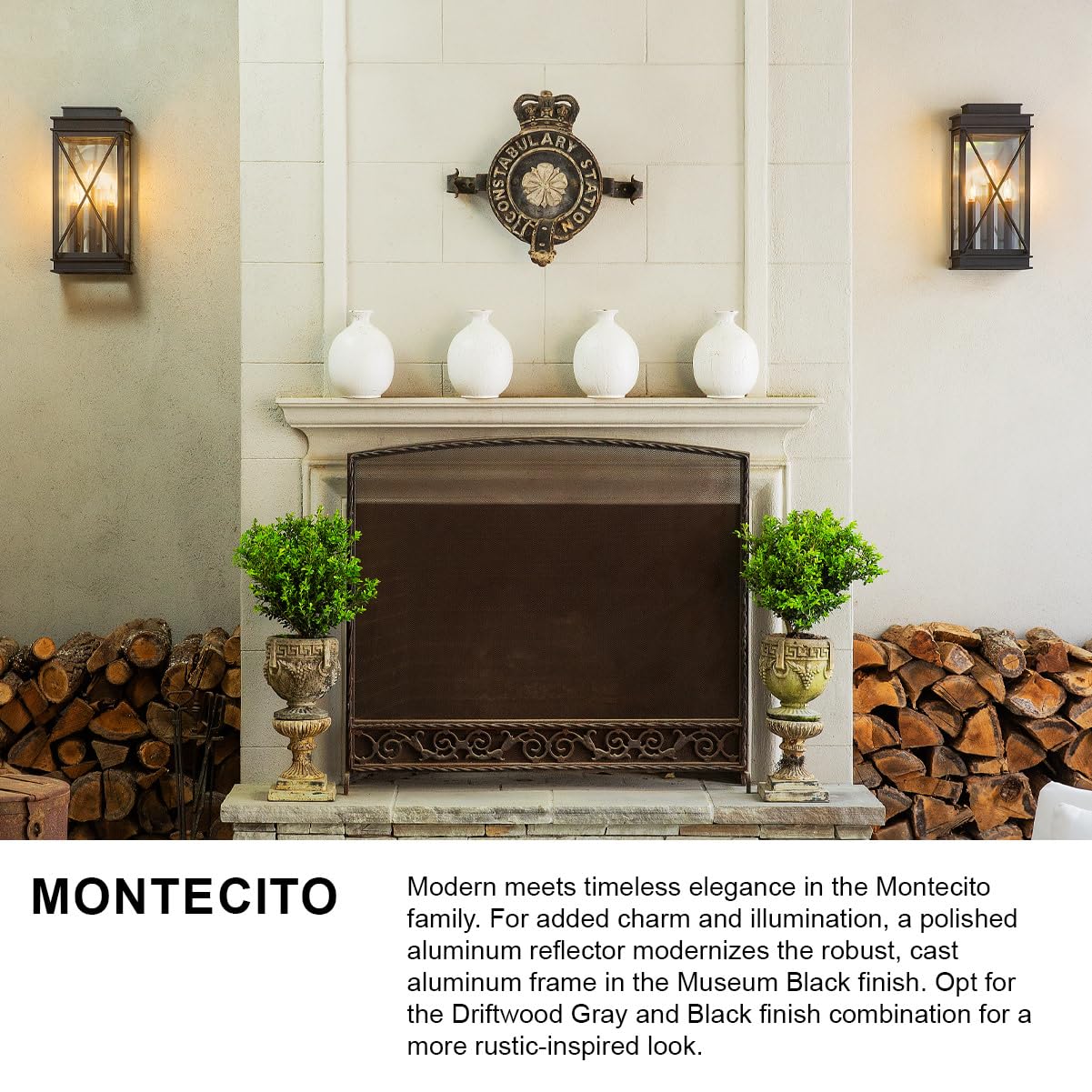 hinkley-montecito-single-light-wall-mount-outdoor-lantern-aluminum-clear-glass-h image 3