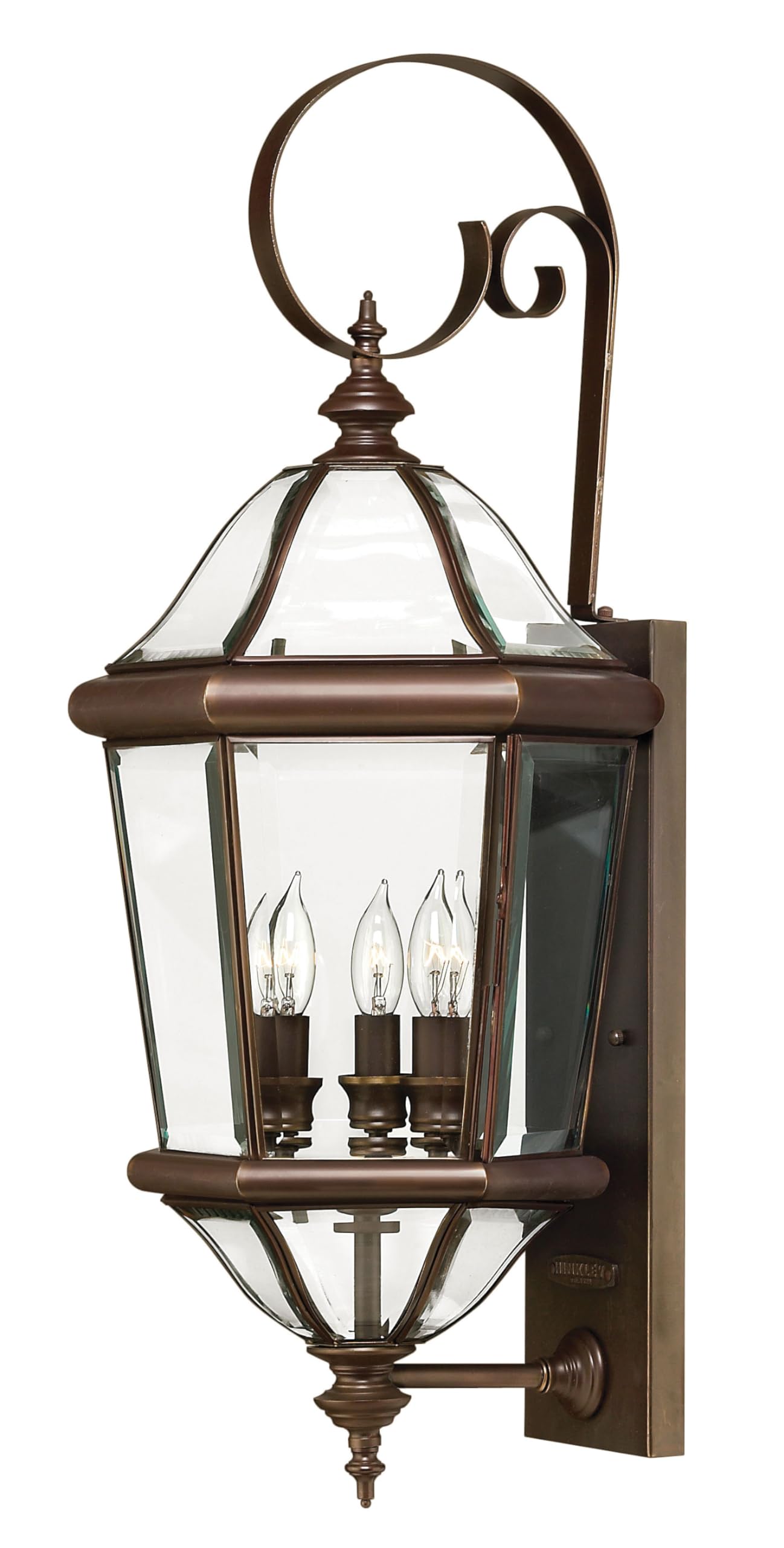 hinkley-augusta-traditional-three-light-outdoor-wall-mount-copper-bronze image 1