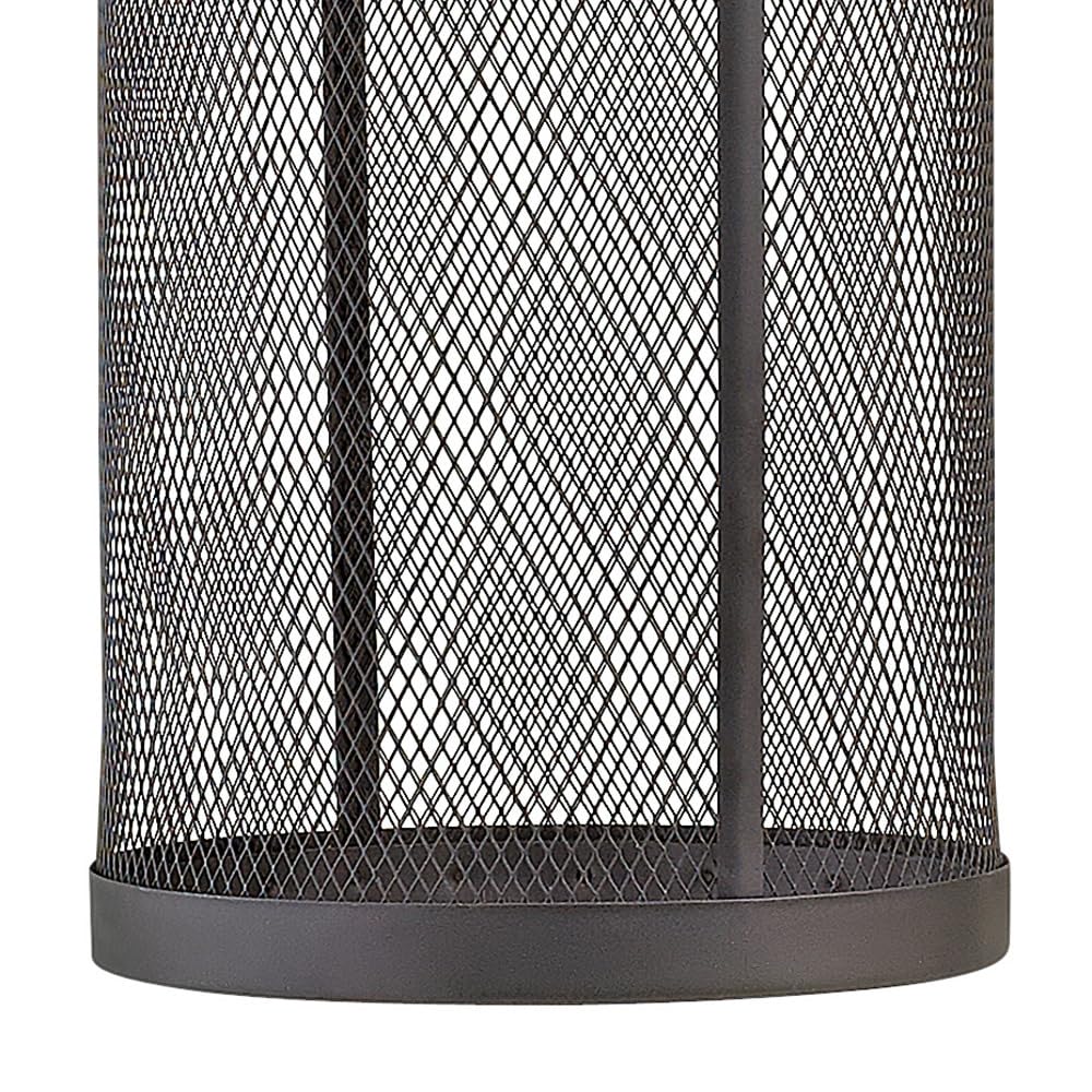 hinkley-aria-contemporary-one-light-large-outdoor-wall-mount-black image 3