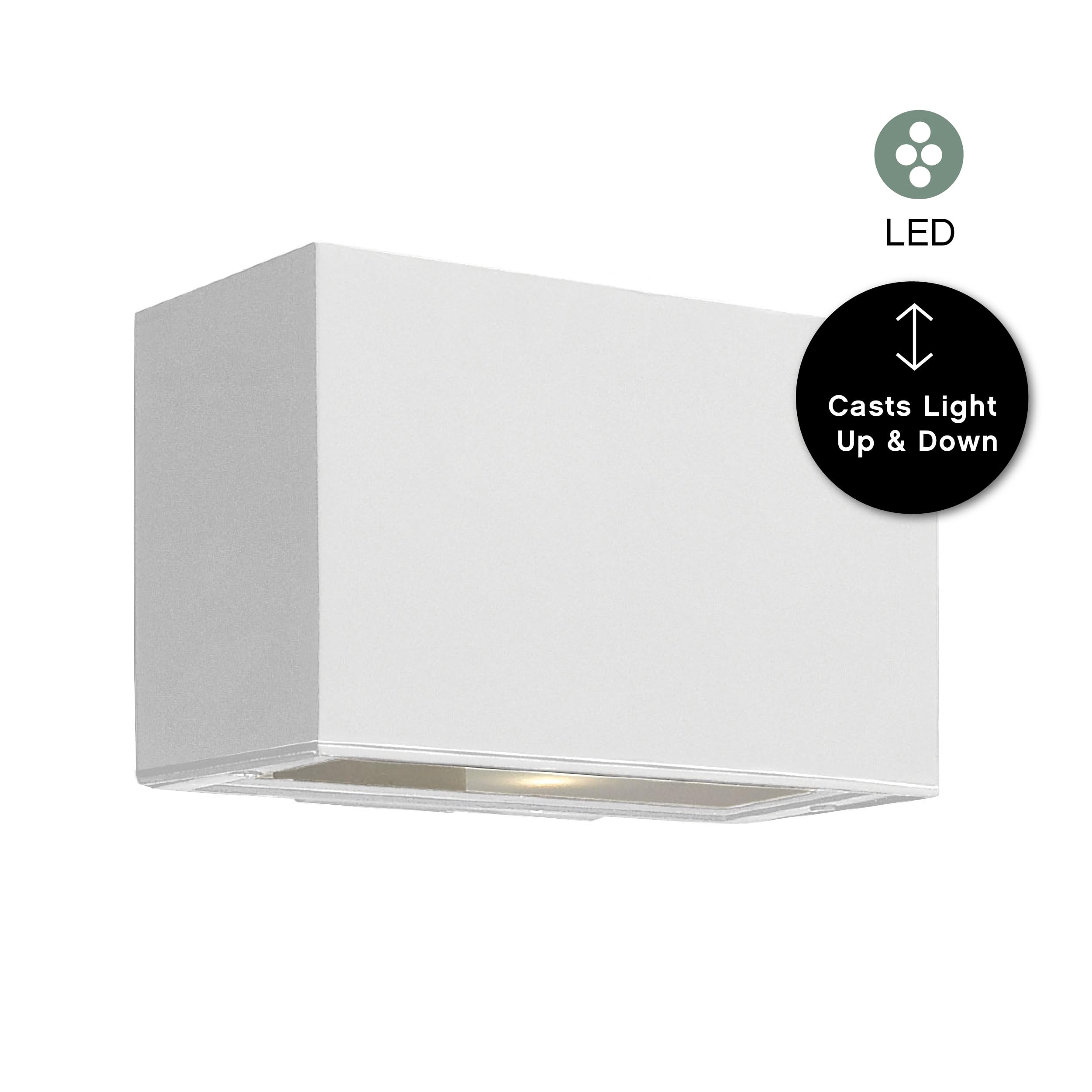 hinkley-1645sw-led-atlantis-collection-up-down-led-wall-mount-white-finish image 2
