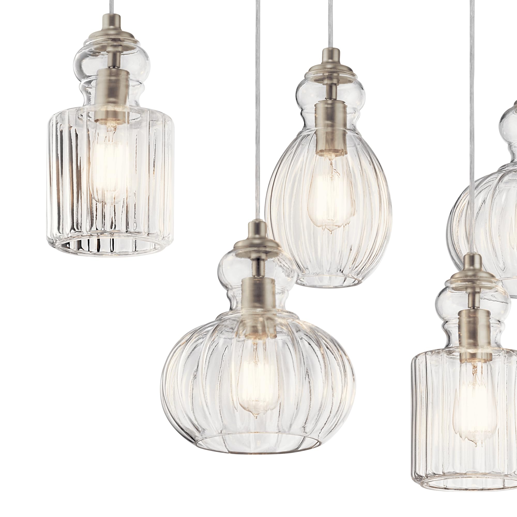 kichler-lighting-riviera-35-5-6-light-linear-chandelier-with-clear-ribbed-glass- image 3
