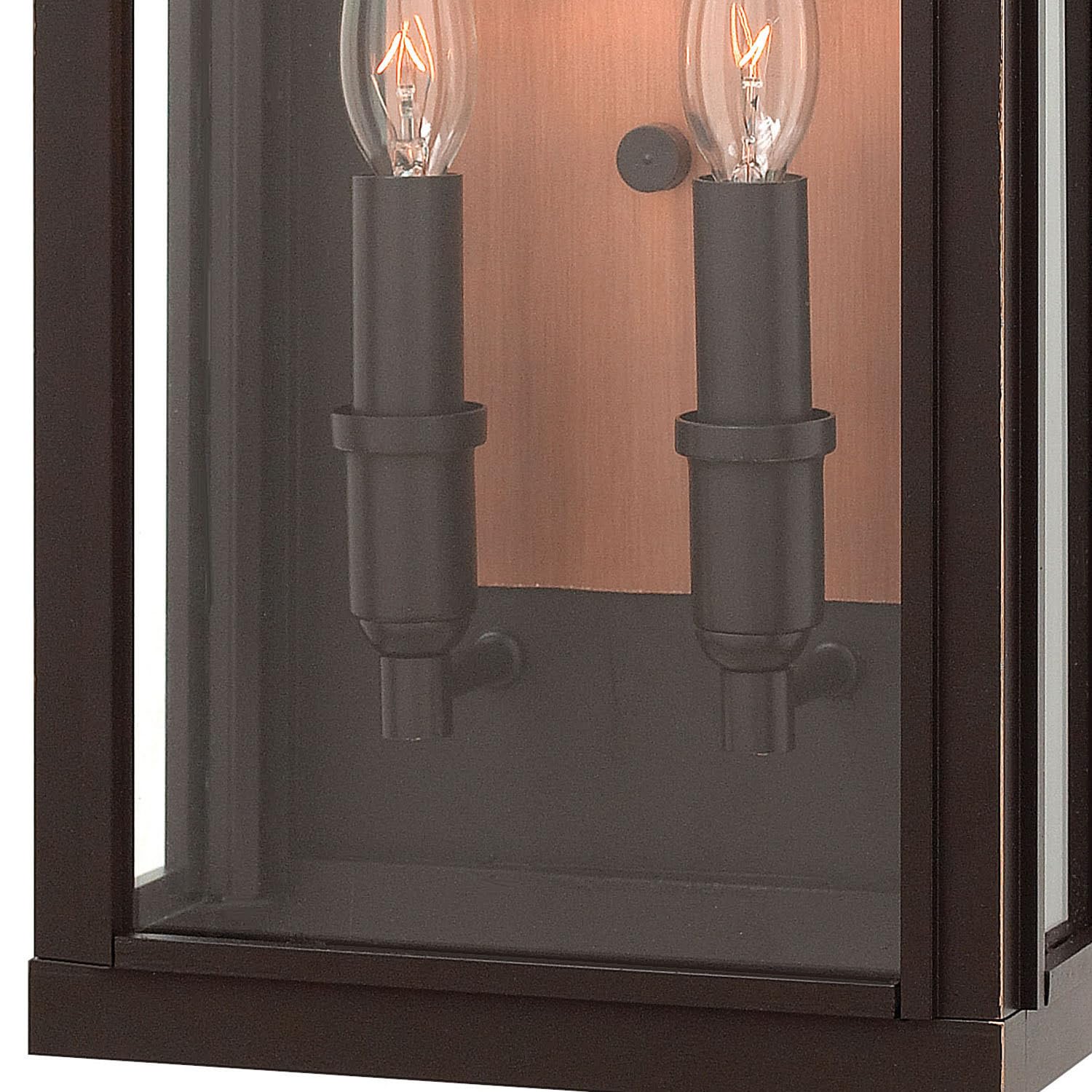 hinkley-sutcliffe-two-light-outdoor-medium-wall-mount-oil-rubbed-bronze-with-ant image 3