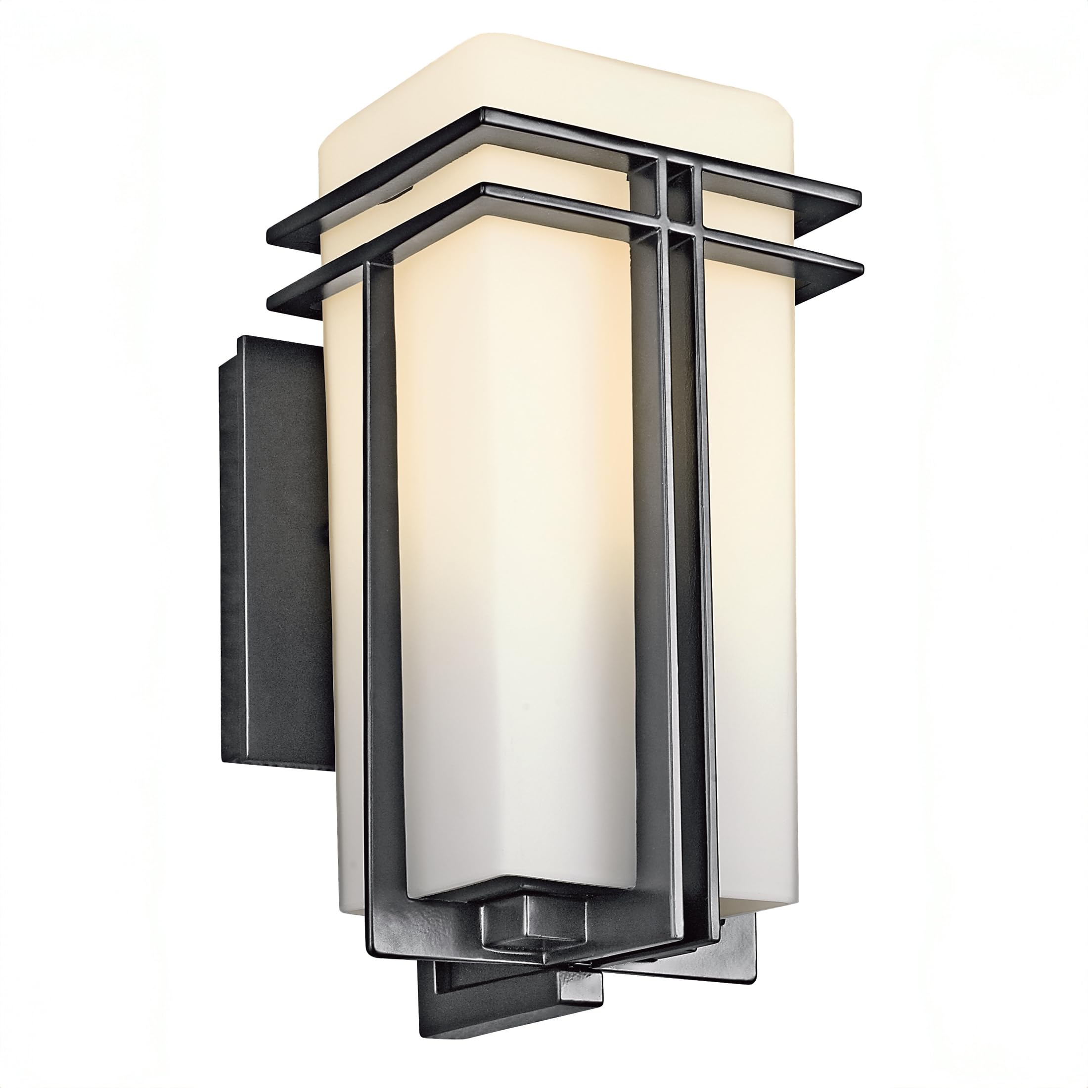 kichler-tremillo-outdoor-wall-sconce-in-black-49200bk image 1