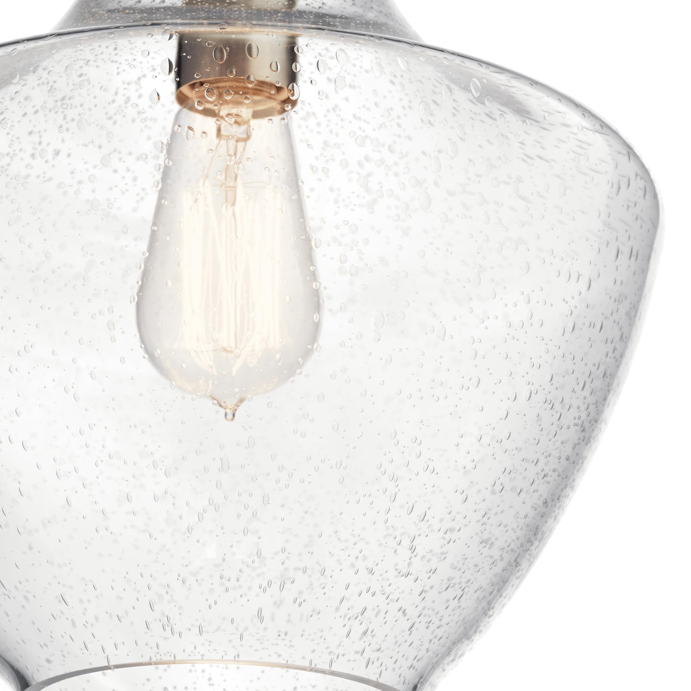 kichler-everly-bell-pendant-light-seeded-glass-brushed-nickel-model-42141nics image 5